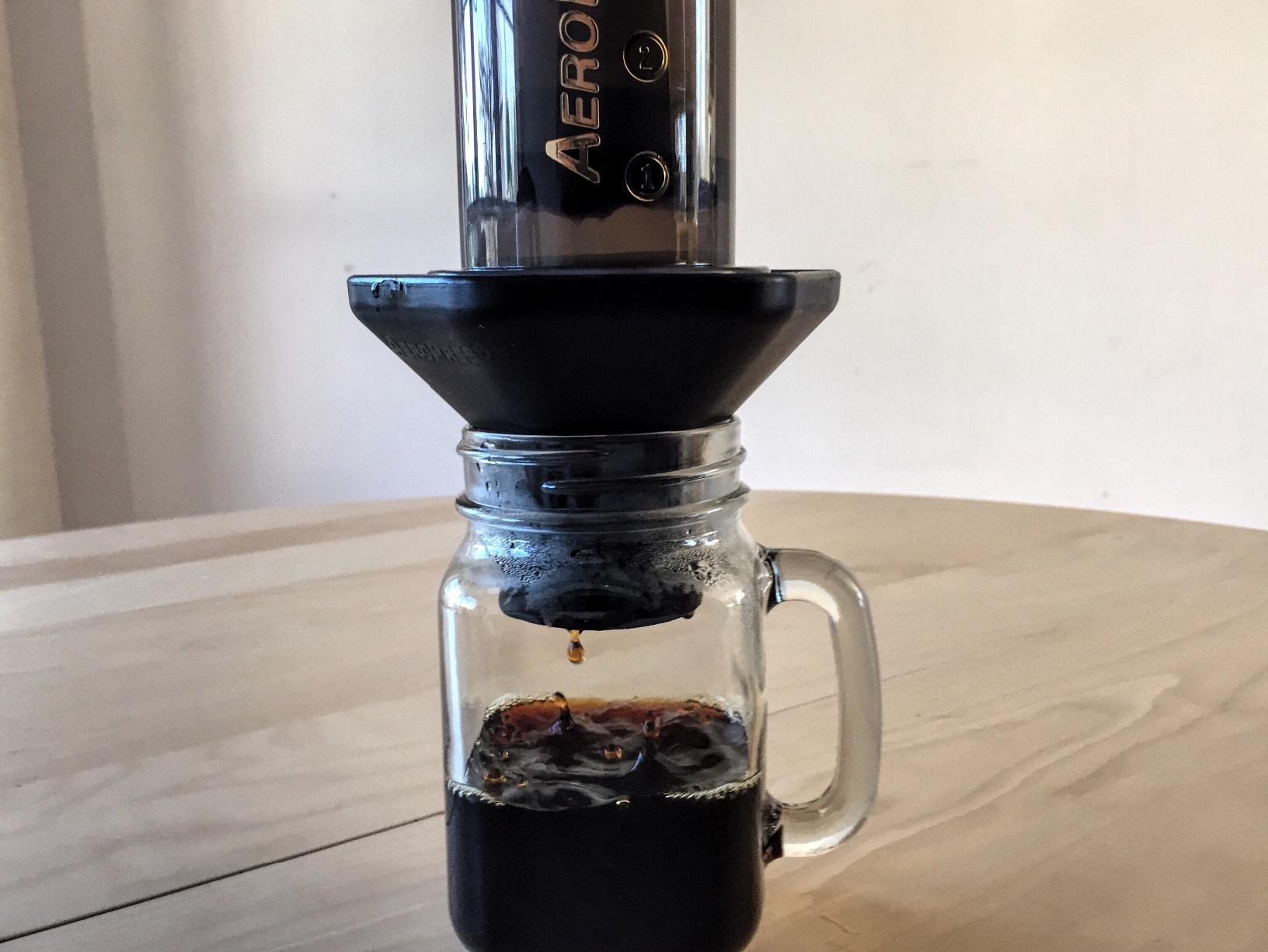 AeroPress Original Coffee Press, French Press, Pour-Over & Espresso Style | All-in-One Manual Coffee Maker, 2-Minute Brew, Less Bitterness, More Flavor, Portable, Travel & Camping customer photo 2