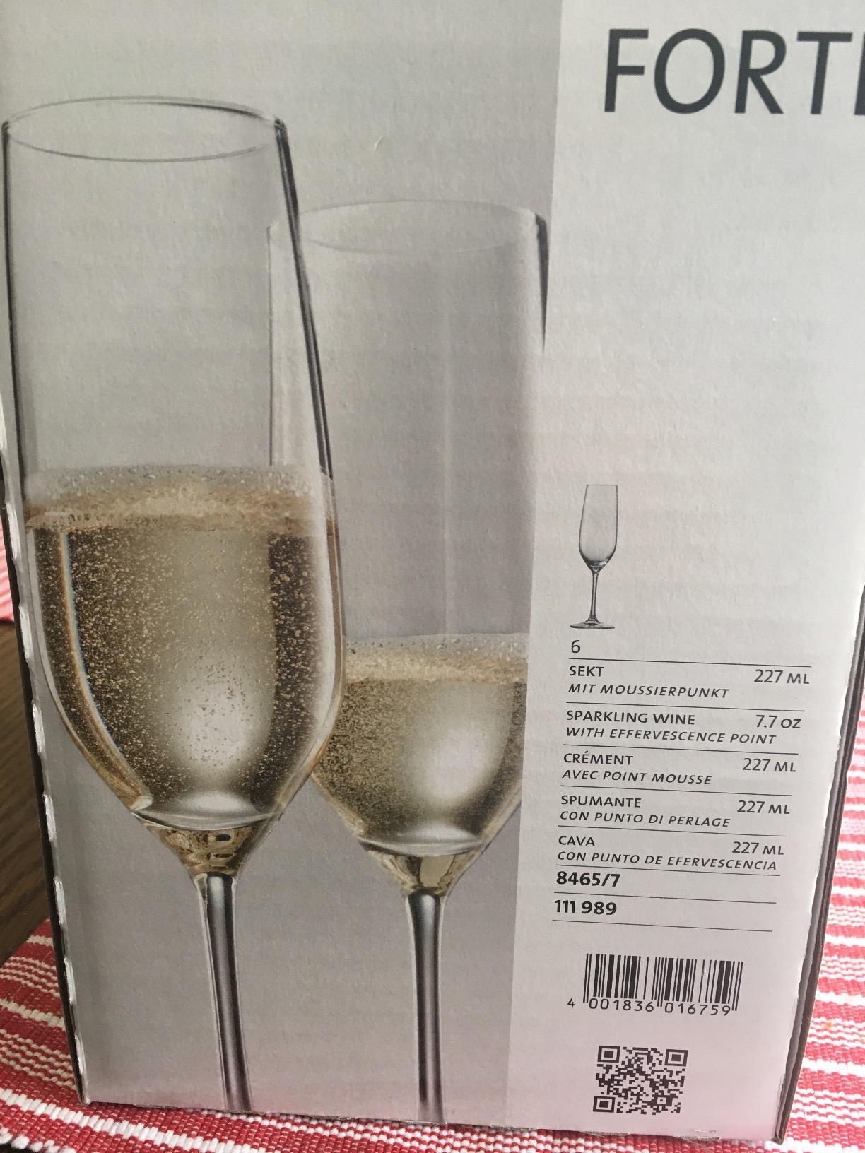 SCHOTT ZWIESEL Forte Champagne Flute (Set of 6) - Tritan Crystal, Made in Germany (8 Ounce) customer photo 1