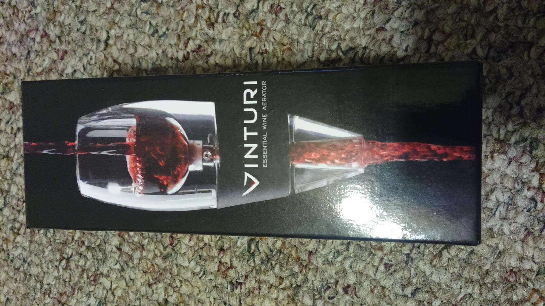 Vinturi Wine Aerator Pourer and Decanter for Red Wines Patented Design Perfectly Aerates Wines By The Glass or Bottle customer photo 1