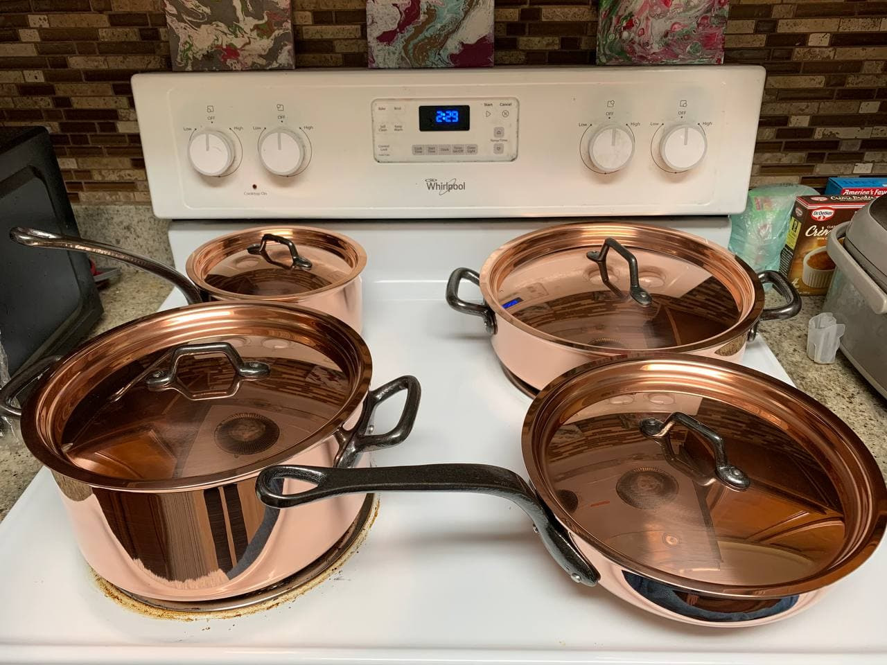 Matfer Bourgeat Copper Cookware Set, Set of 8 customer photo 2