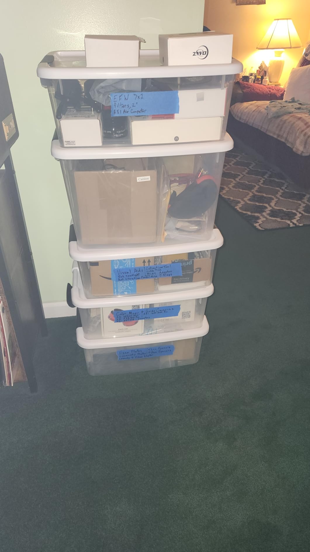 Sterilite 70 Qt Ultra Latch Box, Durable Clear Storage Bin w/ Lid, 6 Pack customer photo 1