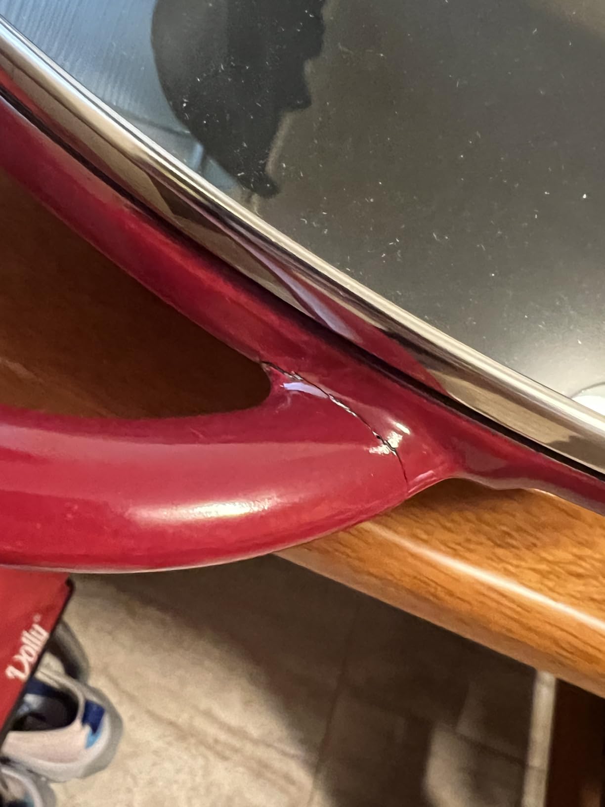 STAUB Cast Iron Wok with Glass Lid and Removable Grill, Ø 37 cm, 5.7 L, Cherry customer photo 1