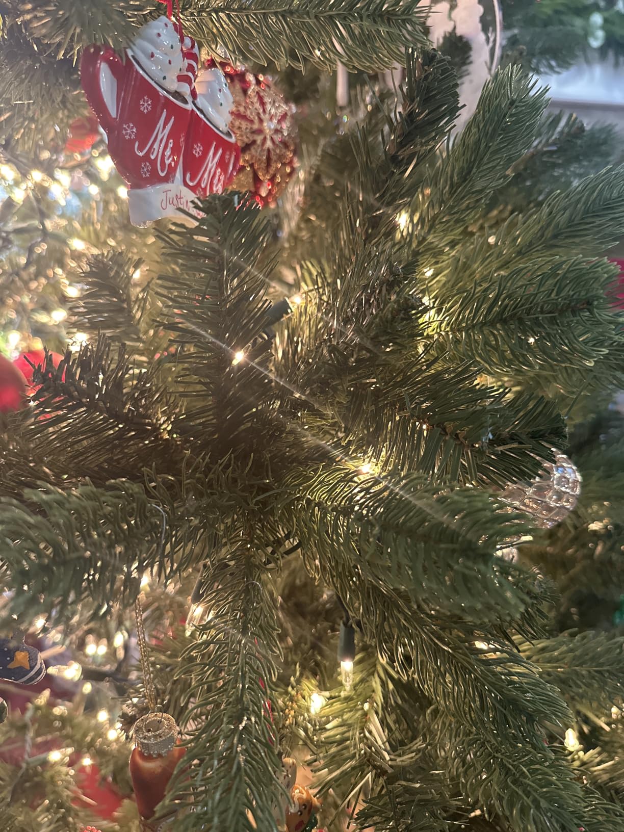 National Tree Company 7.5ft Unlit Downswept Douglas Fir Christmas Tree | 1,867 Tips, Includes Stand, Artificial, Green customer photo 2