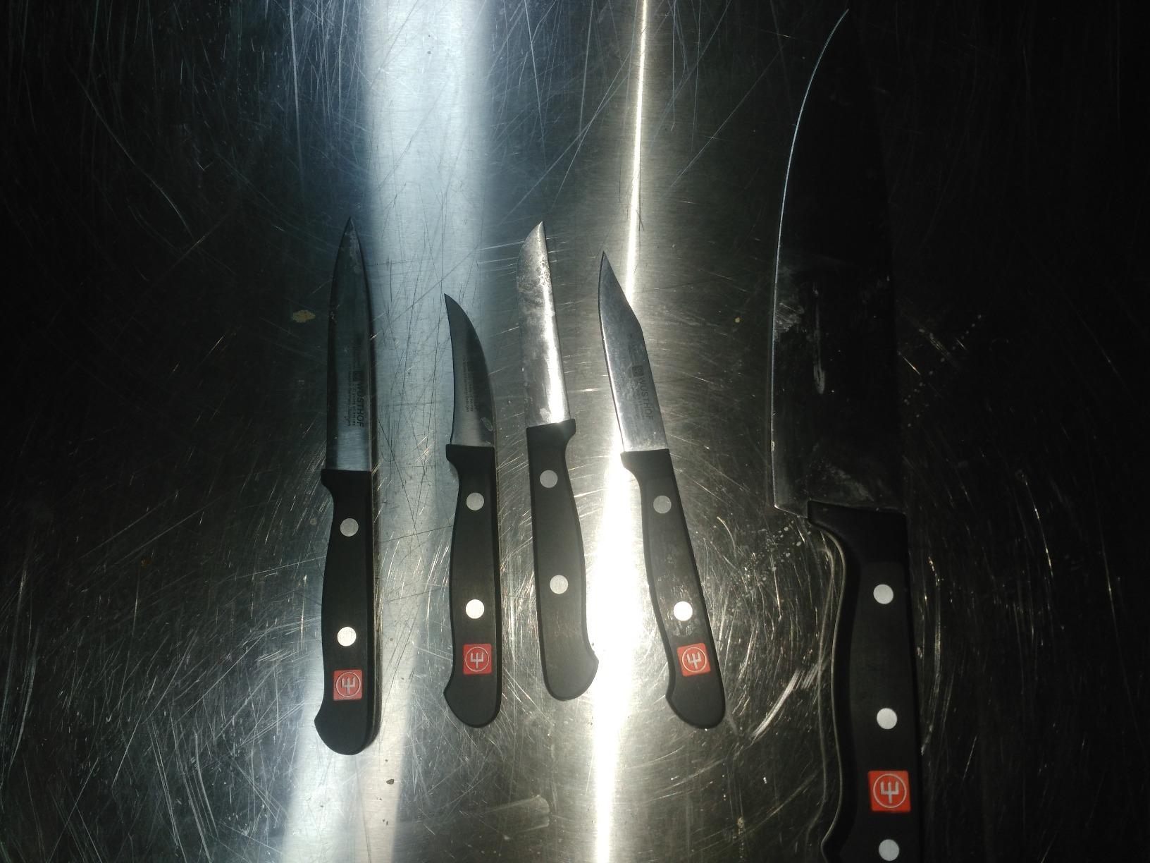 WÜSTHOF Gourmet 2-Piece Chef's Knife Set,Black customer photo 1