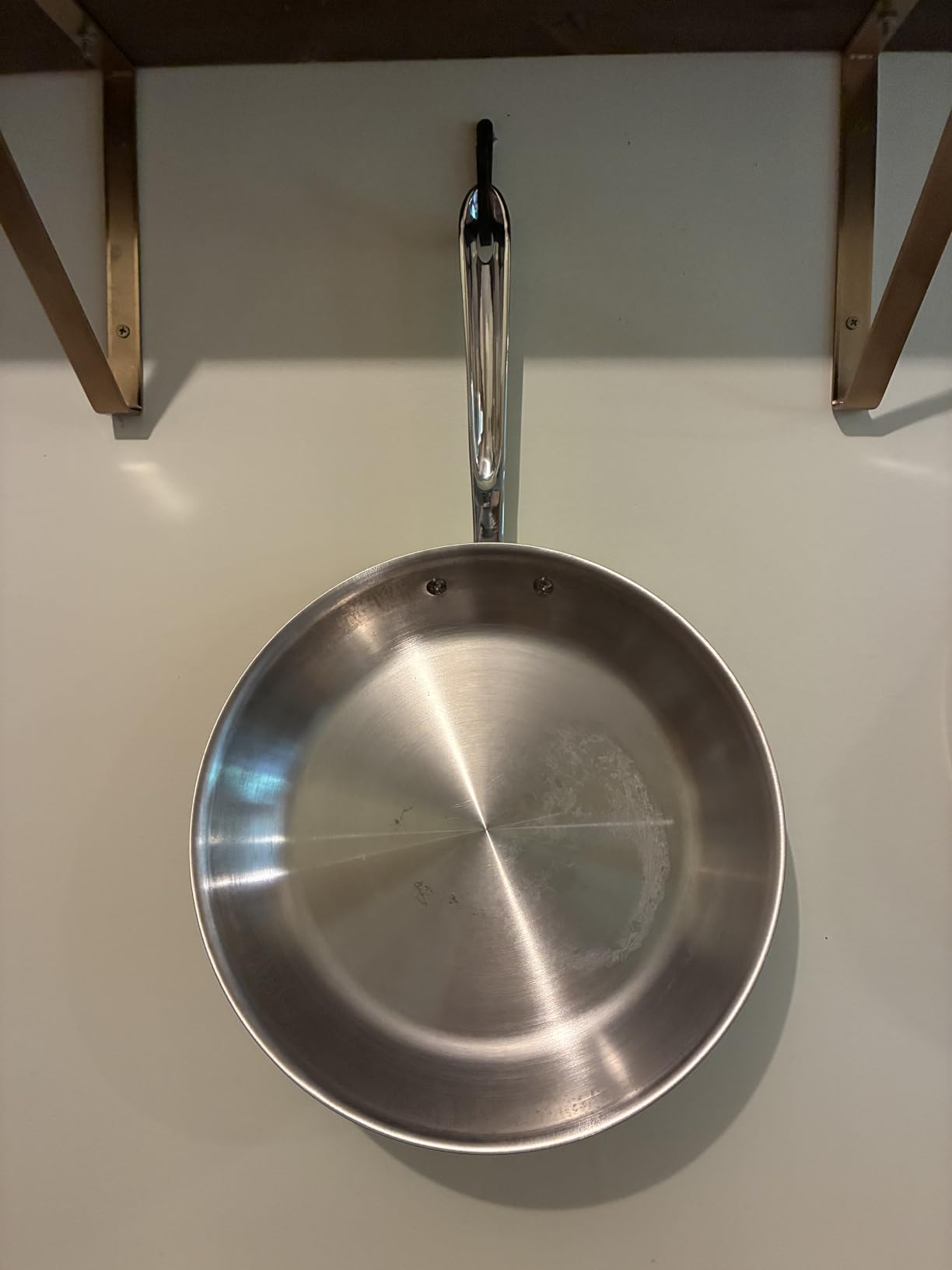 All-Clad D5 5-Ply Brushed Stainless Steel Fry Pan 12 Inch Induction Oven Broiler Safe 600F Pots and Pans, Cookware Silver customer photo 2