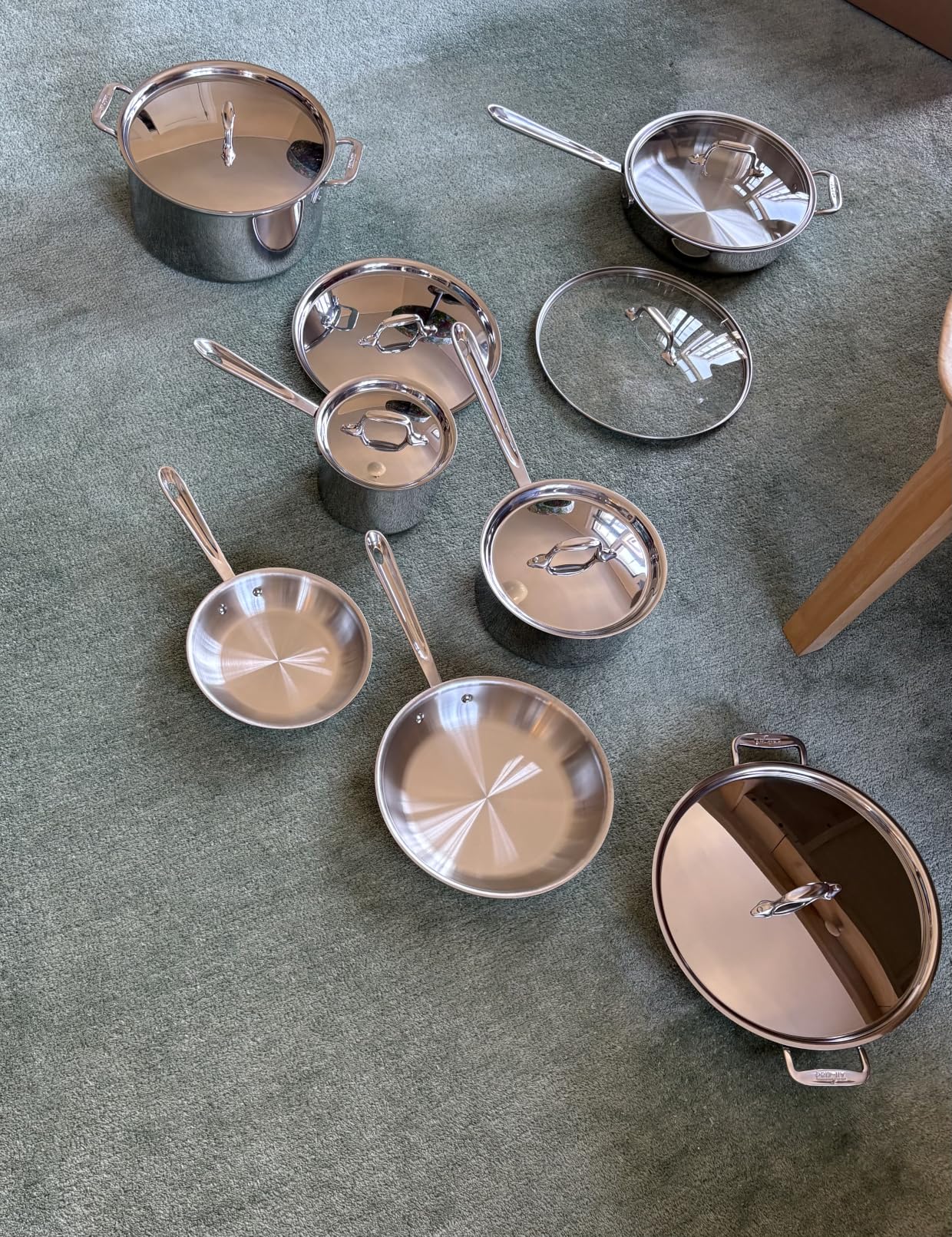 All-Clad D3 Stainless Steel 10 Piece Cookware Set customer photo 1