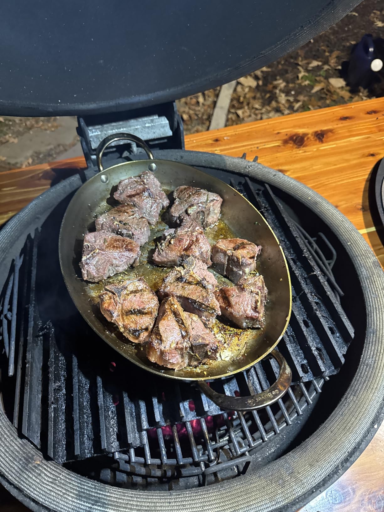 de Buyer MINERAL B Carbon Steel Oval Roasting Pan - 9.5