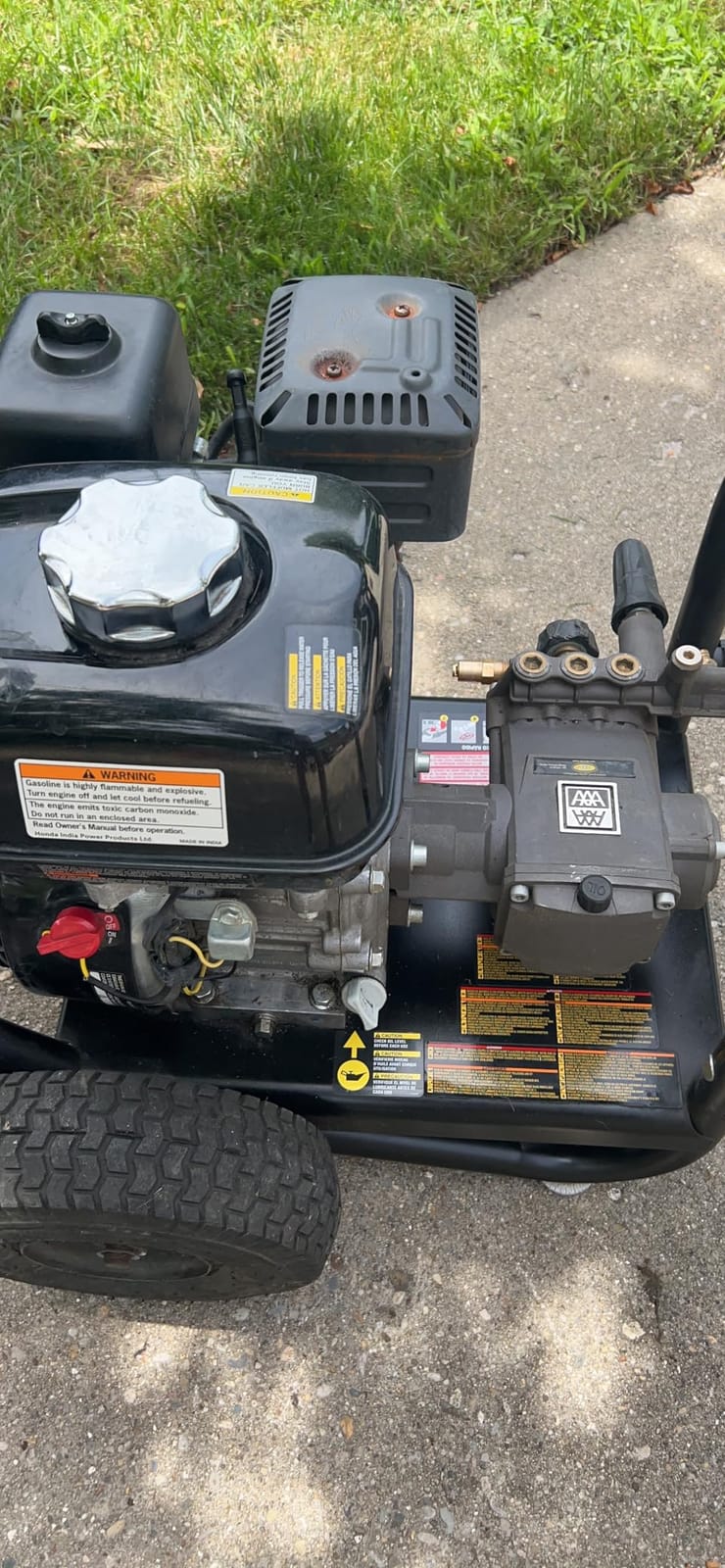 SIMPSON Cleaning PS3228 PowerShot 3300 PSI Gas Pressure Washer, 2.5 GPM, Honda GX200 Engine, Gas Power Washer For Professionals, AAA Triplex Pump, 25' MorFlex Hose, 5 Nozzles, Steel Frame, 49-State customer photo 1