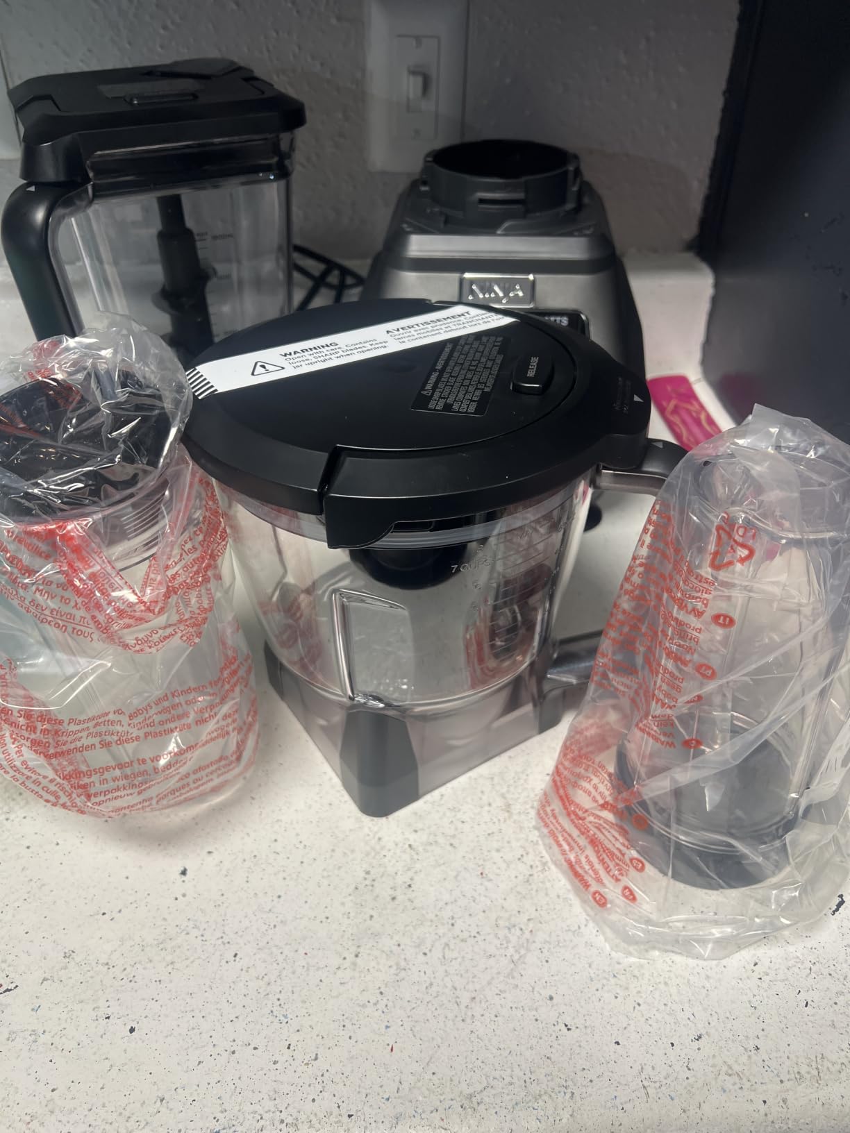 Ninja Kitchen System | All-in-One Food Processor & Blender for Smoothies | Includes Pitcher, (2) 16 oz. To-Go Cups & 8-Cup Bowl | Makes Salsa, Dough, Shakes, & Frozen Drinks | 1500W | Black | BL770 customer photo 1