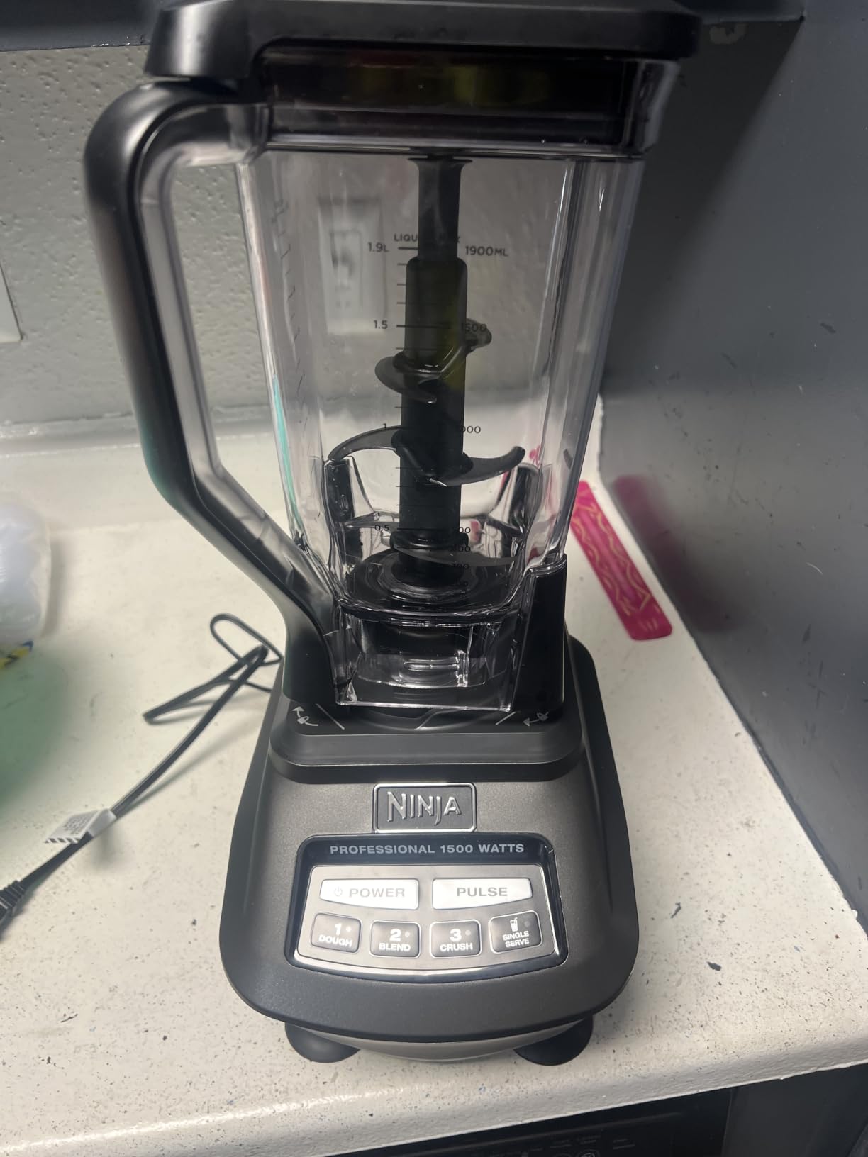 Ninja Kitchen System | All-in-One Food Processor & Blender for Smoothies | Includes Pitcher, (2) 16 oz. To-Go Cups & 8-Cup Bowl | Makes Salsa, Dough, Shakes, & Frozen Drinks | 1500W | Black | BL770 customer photo 2