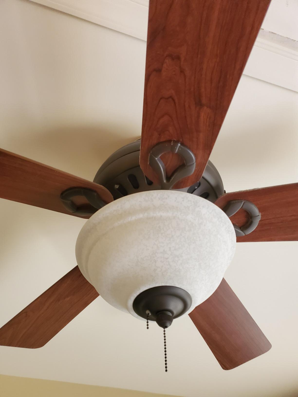 Hunter Builder Deluxe, Indoor, Ceiling Fan, Pull Chain, 52 inch, New Bronze | with LED Light, Standard Mount, 5 Blades, For Bedroom, Living Room, Includes Bulbs, 53091 customer photo 2