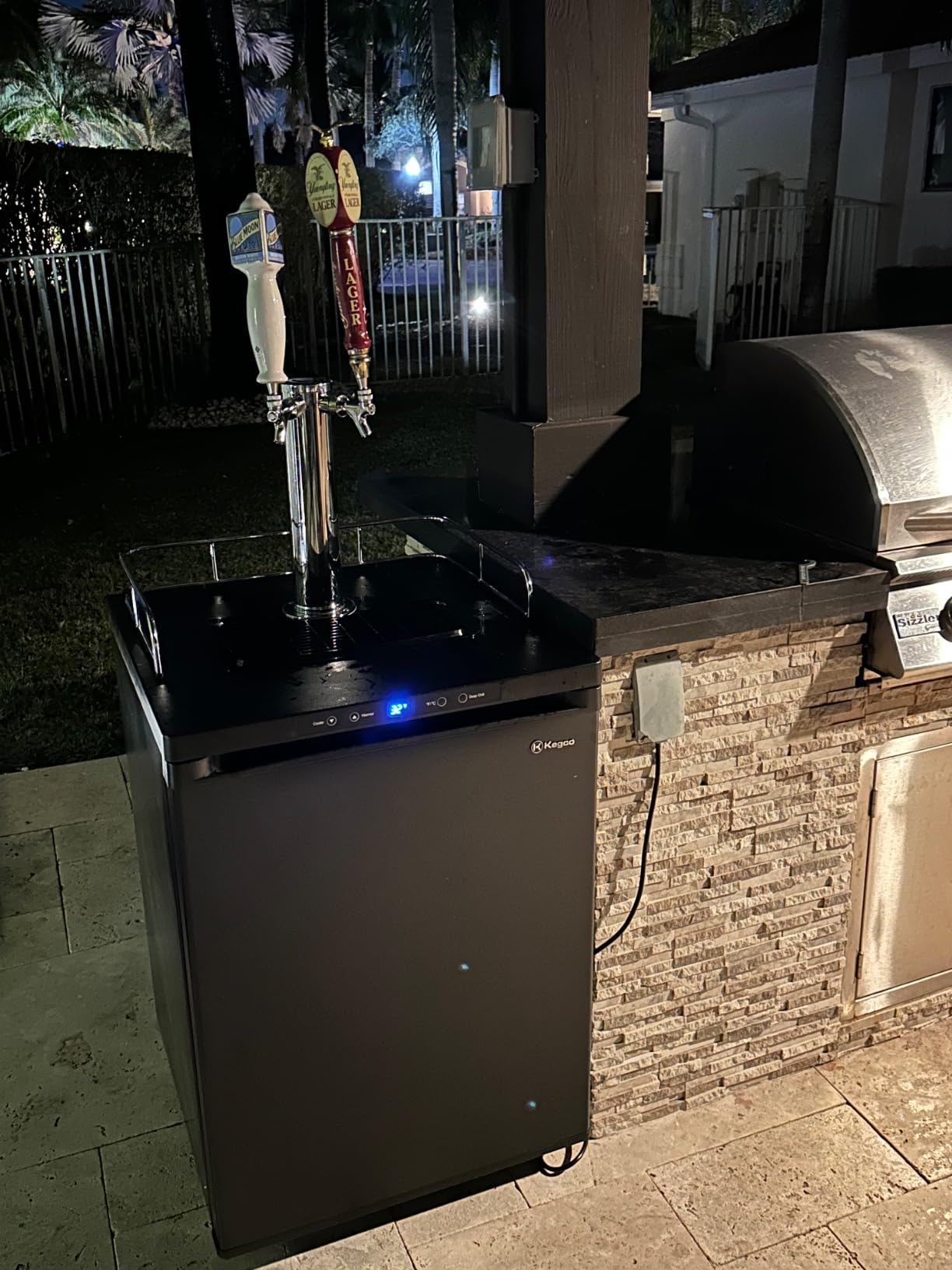 Kegco K309B-2 Double Faucet Digital Black Kegerator customer photo 1