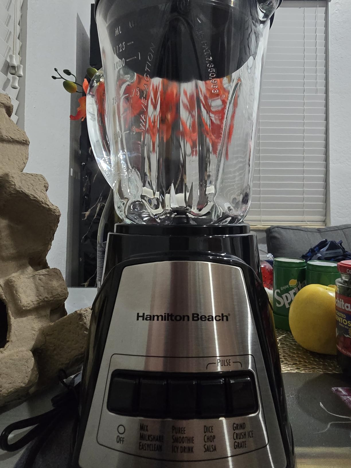 Hamilton Beach Power Elite Blender for Smoothies with Wave Action System, 40 oz Glass Jar, 700W, 58148AG customer photo 1