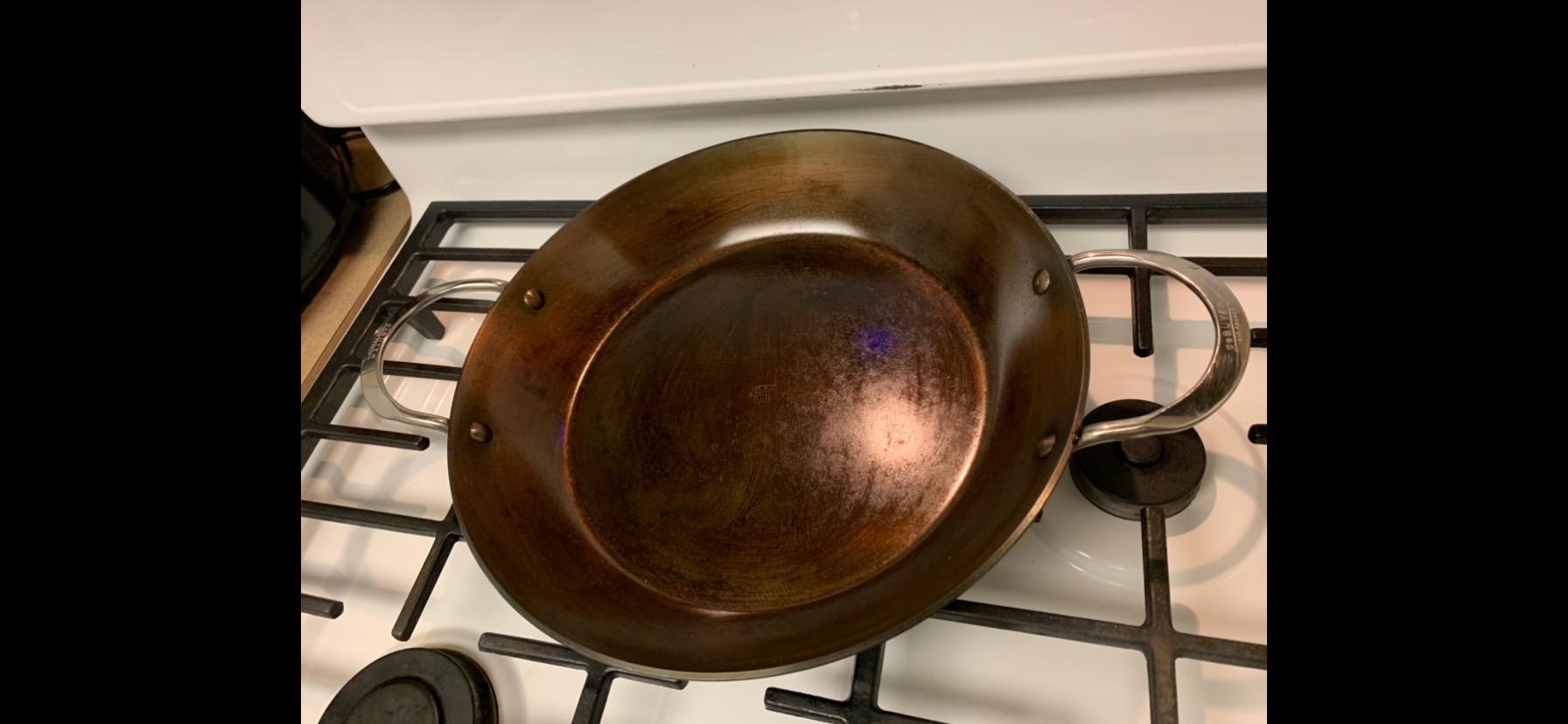 de Buyer MINERAL B Carbon Steel Paella Pan - 12.5