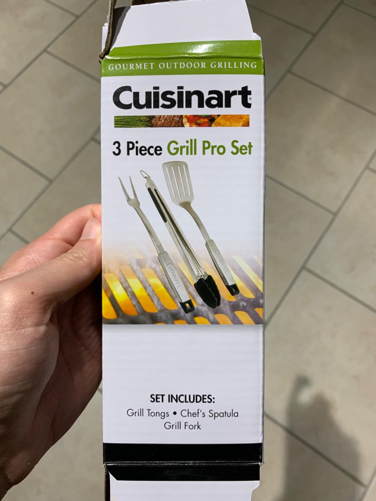 Cuisinart CGS-333 Professional Grill Tool Set (3-Piece), Black and Stainless Steel customer photo 2