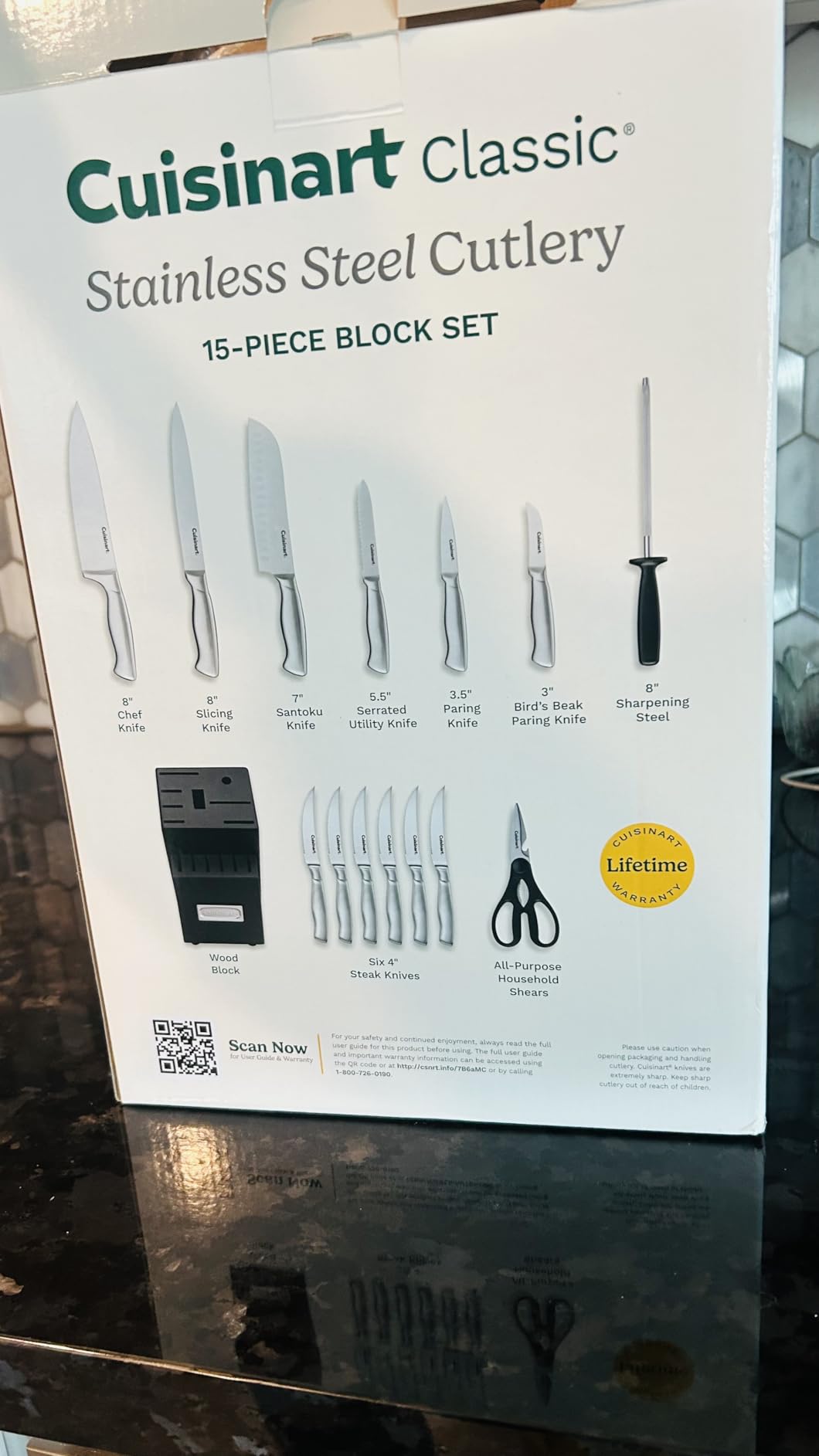 Cuisinart 15-Piece Stainless Steel Hollow Handle Block Set, C77SS-15PK customer photo 1