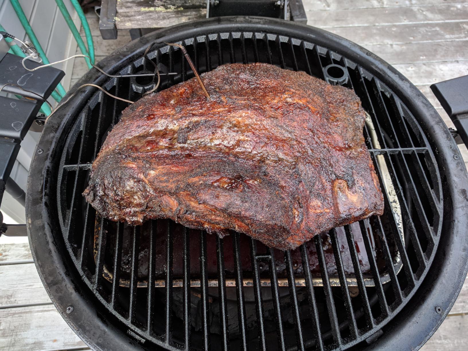 AKORN Kamado Charcoal Grill and Smoker with Cast Iron Grates, Warming Rack and Locking Lid with 445 Cooking Square Inches in Graphite customer photo 1