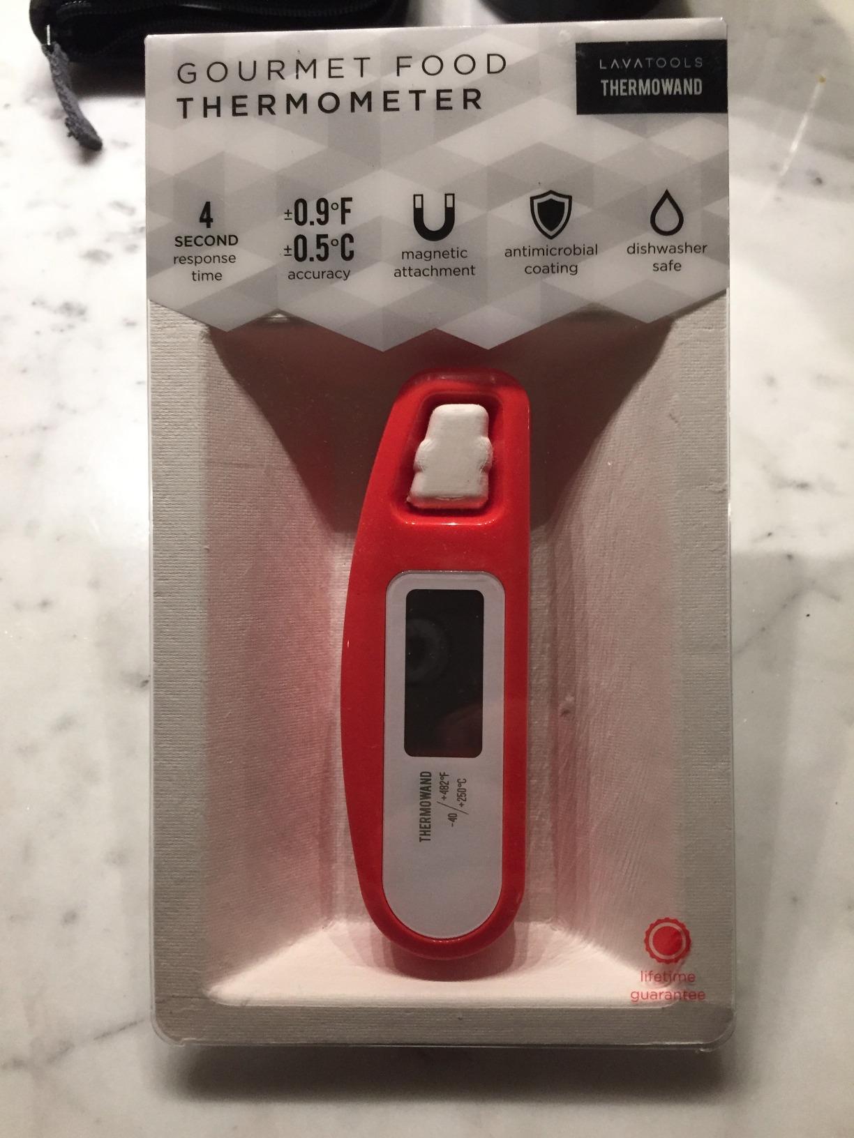 Lavatools Javelin Ultra-Fast 3-Second Digital Instant Read Meat Thermometer for Grill and Cooking, 2.75