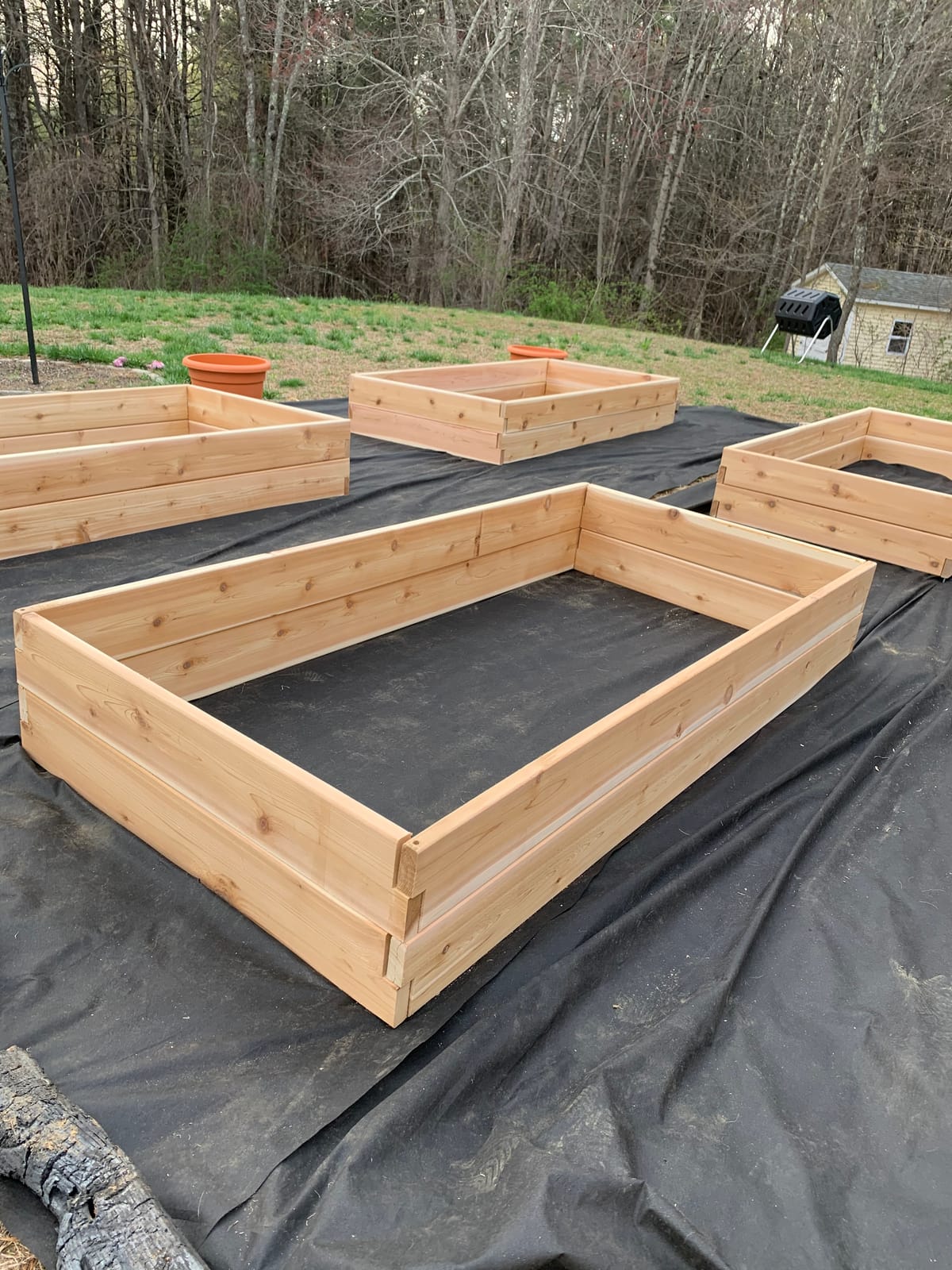 Infinite Cedar Premium Cedar Raised Garden Bed - 3' x 6' x 11