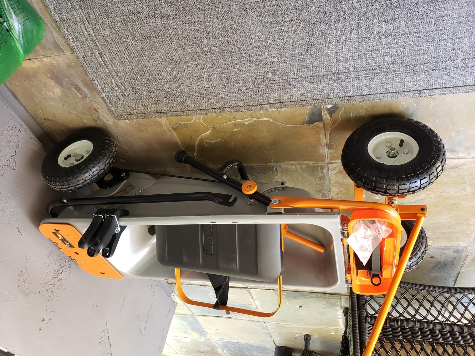 WORX Wheelbarrow Heavy Duty Dolly, 8-in-1 Aerocart Garden Cart, WG050 customer photo 1
