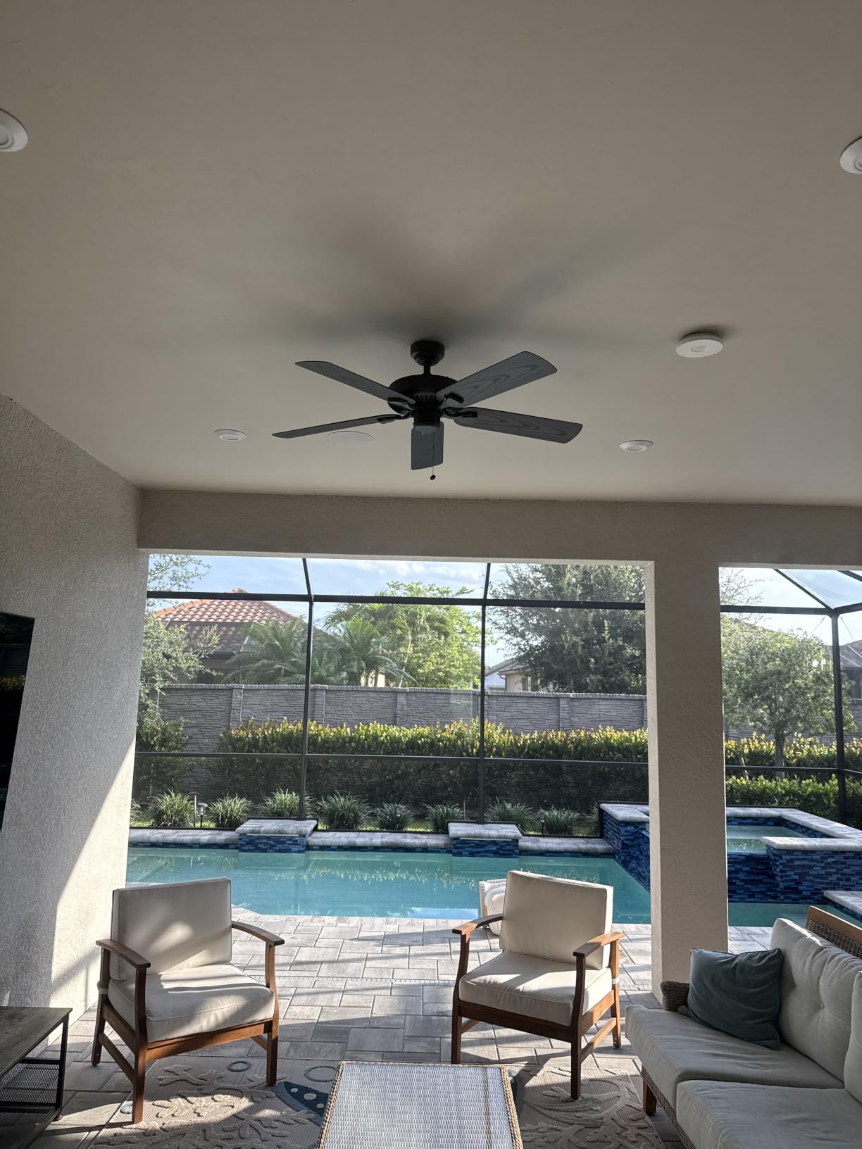 Honeywell Belmar 52-Inch Outdoor Ceiling Fan, Pull Chain, Tri-Mount, Bronze customer photo 1