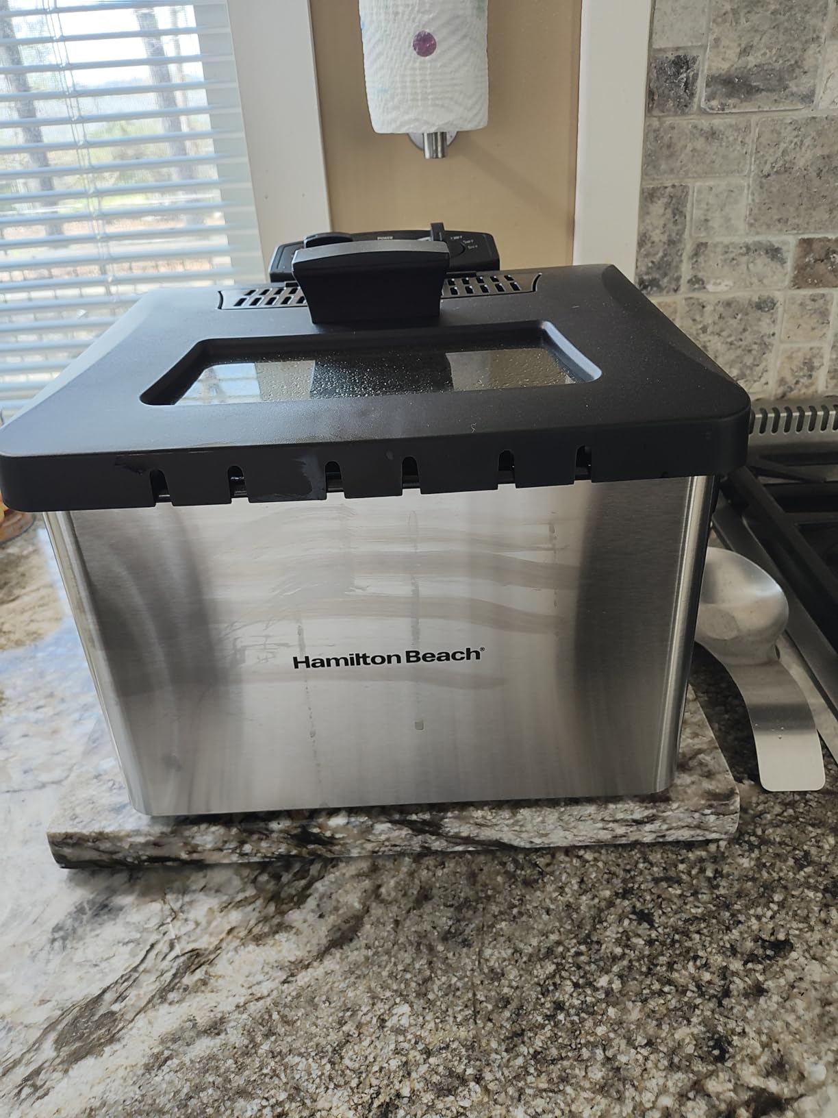 Hamilton Beach Professional Style Electric Deep Fryer With 3 Baskets, 4.5 Liter / 19 Cup Oil Capacity, 1800 Watts, Stainless Steel, 35034G customer photo 1