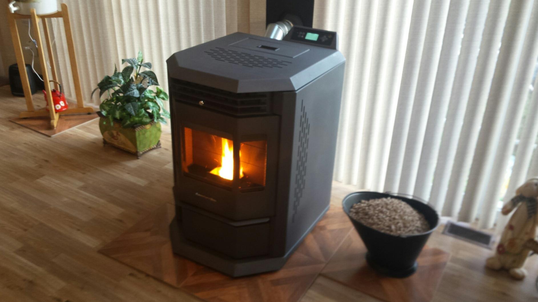Wood Pellet Stove HP22 2,800 Sq Ft. Pellet Fuel EPA Cert. 55 Pound Hopper customer photo 1