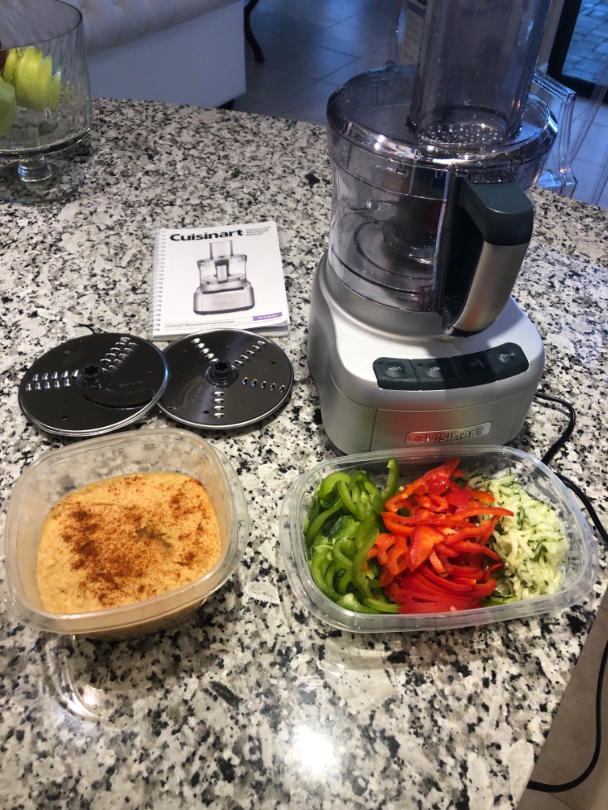 Cuisinart 8 Cup Food Processor, 350-Watt Motor, Gunmetal, FP-8GMP1 customer photo 2