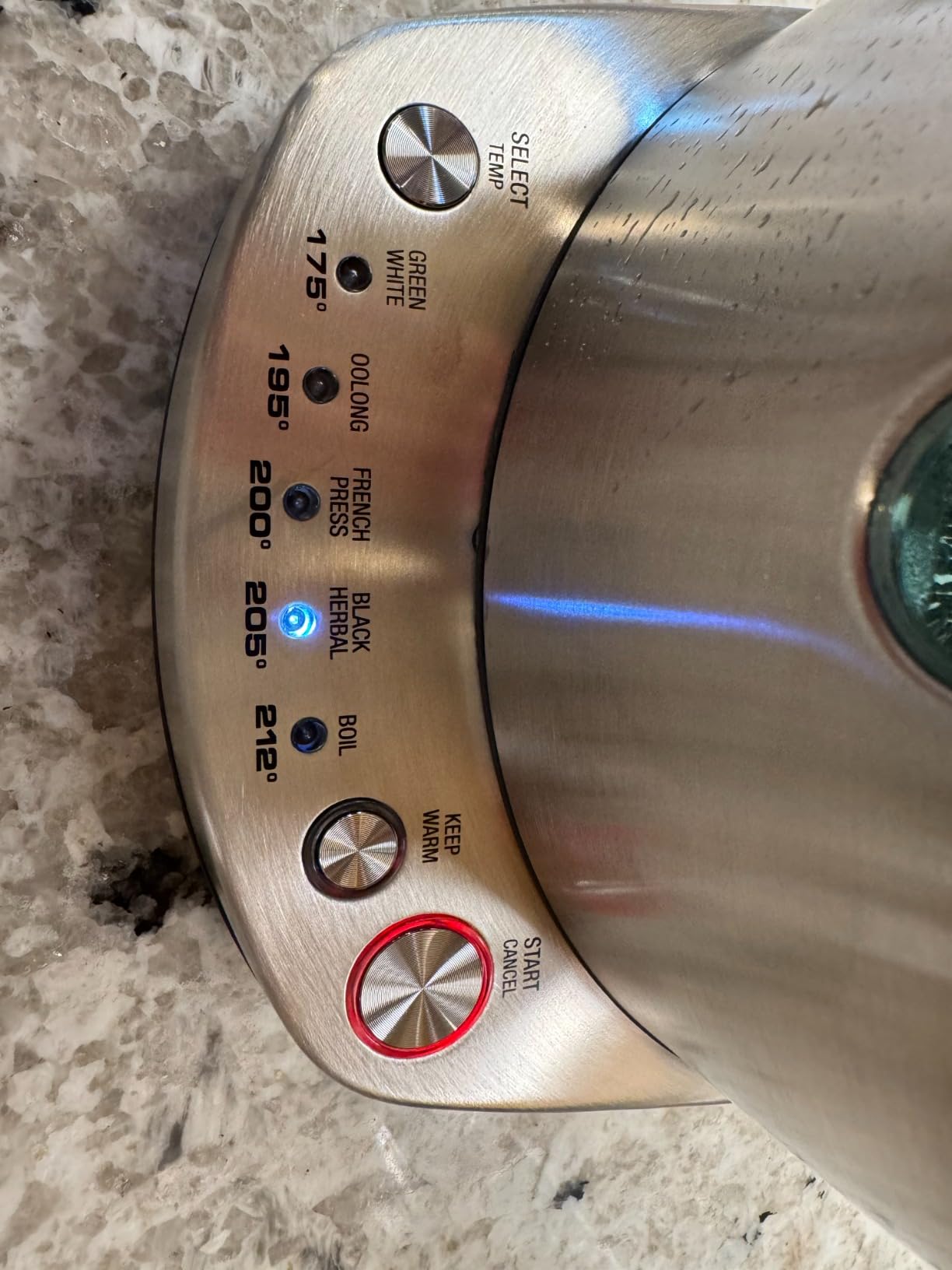 Breville BKE720BSS Temp Select Hot Water Kettle, Brushed Stainless Steel | Precisely heat water for tea and coffee with this electric kettle featuring variable temperature control | 7 cup capacity customer photo 2