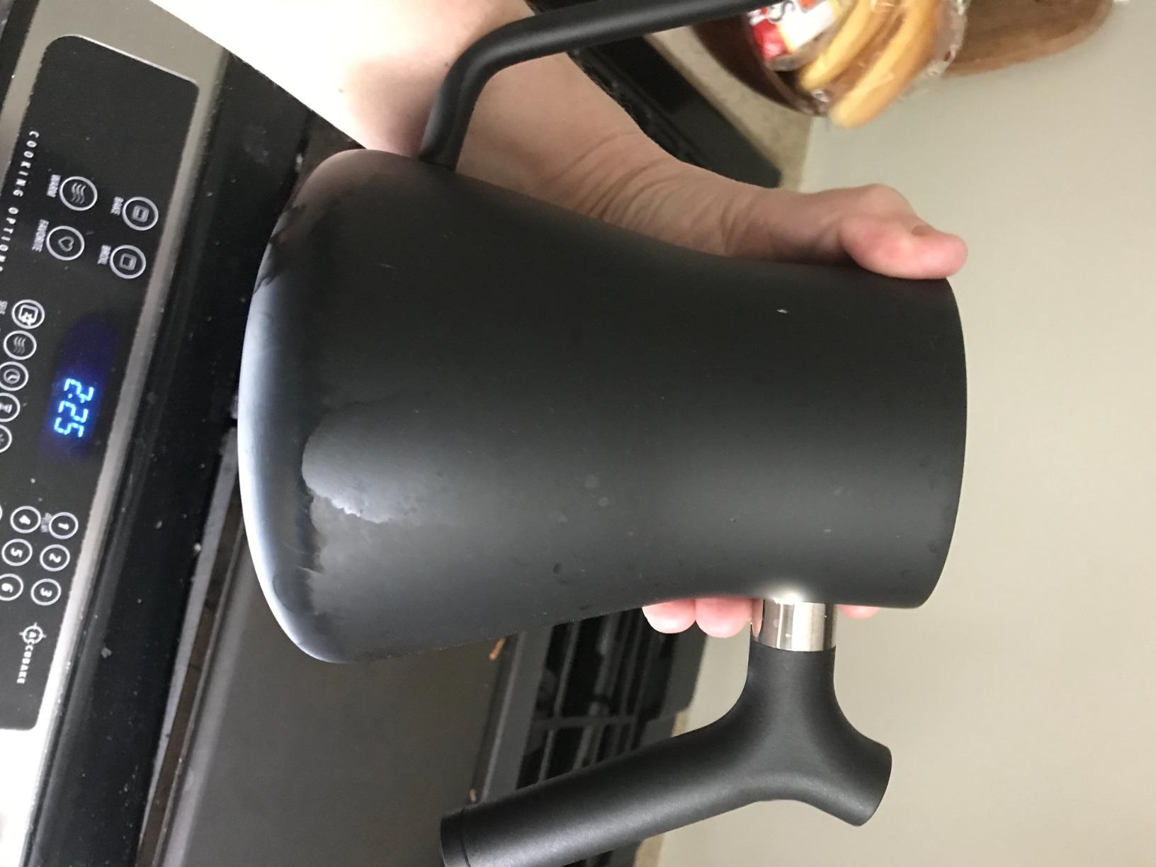 Fellow Stagg Stovetop Pour-Over Coffee and Tea Kettle - Gooseneck Teapot with Precision Pour Spout, Built-In Thermometer, Matte Black, 1 Liter customer photo 1