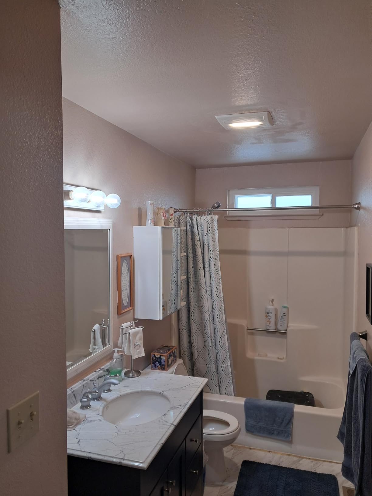 Broan-NuTone Bathroom Exhaust Fan with LED Light and Roomside Installation, Energy Star Certified, 110 CFM, 1.0 Sones, AE110L customer photo 1