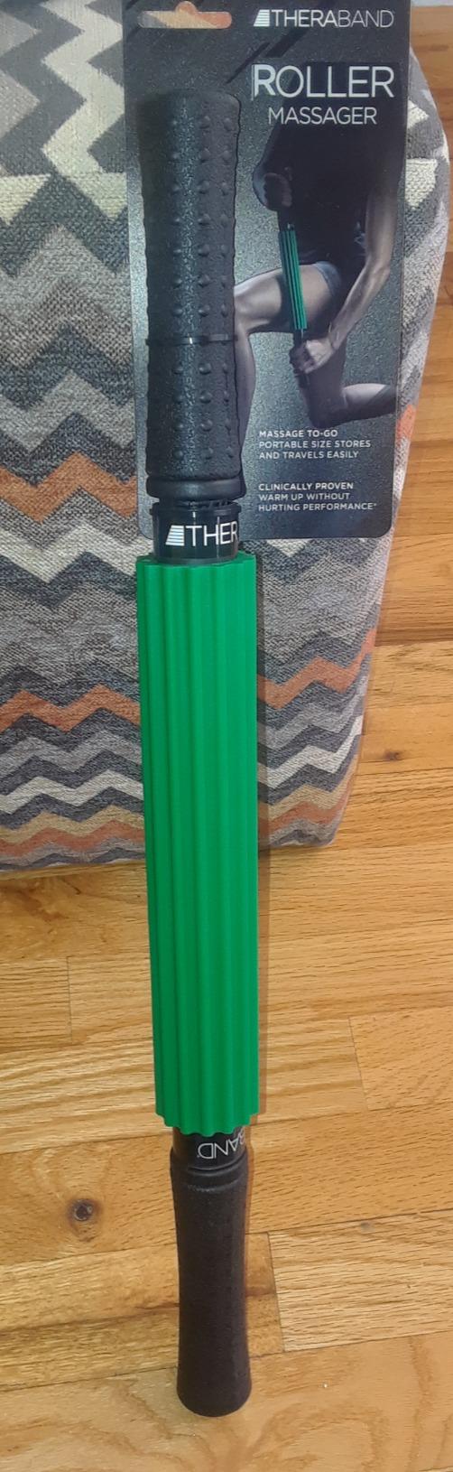 THERABAND Roller Massager, Muscle Massage Tool, Fascia Release, Back, 21