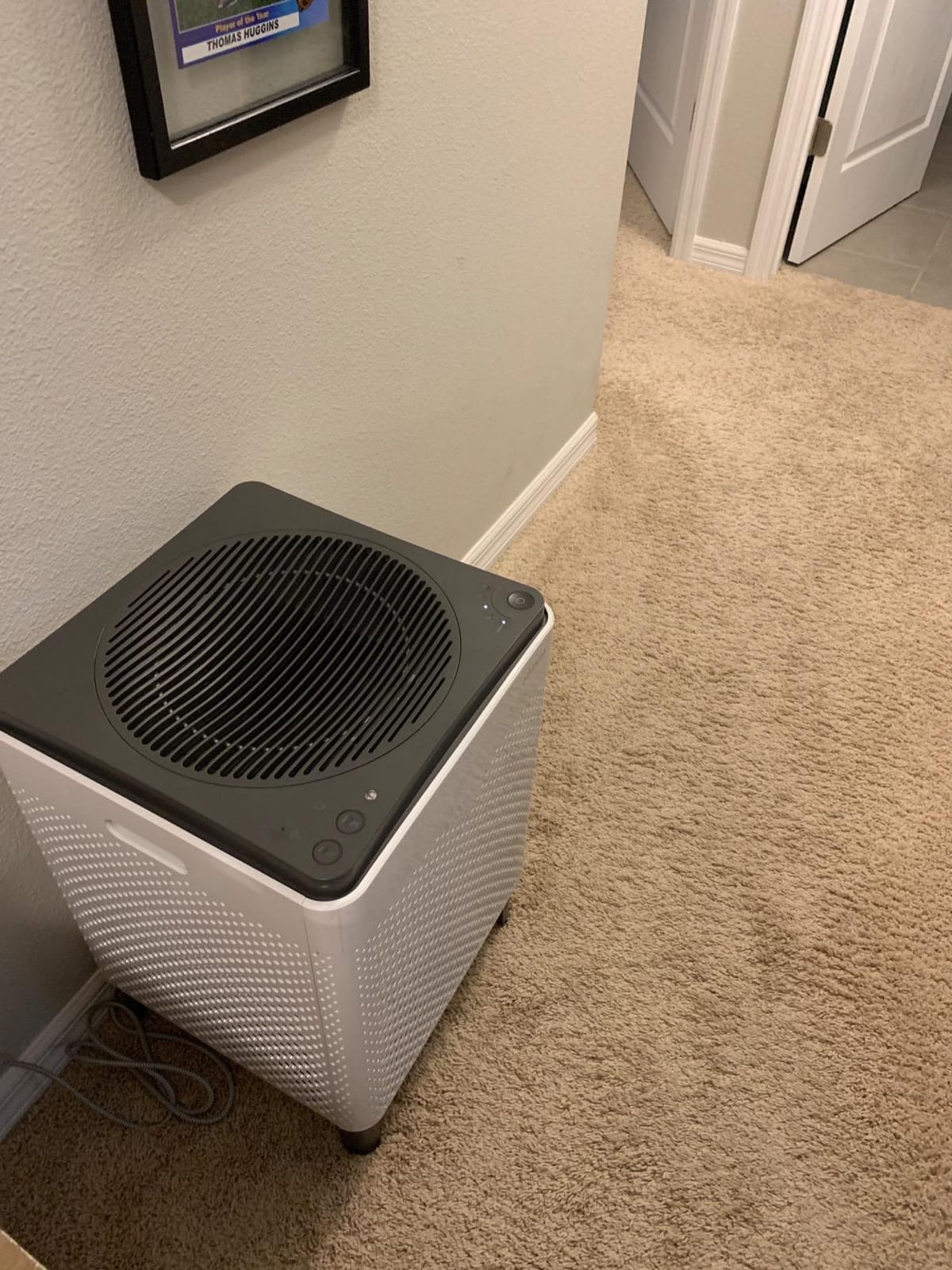 COWAY Air Purifier for Large Room Whole Home Up to 3,120ft², HEPA Filter for Smoke, Allergies, Pet Dander, Odor, App-Enabled, AQI, Smart Mode, Timer, 5yr Warranty, Airmega 400S White customer photo 1
