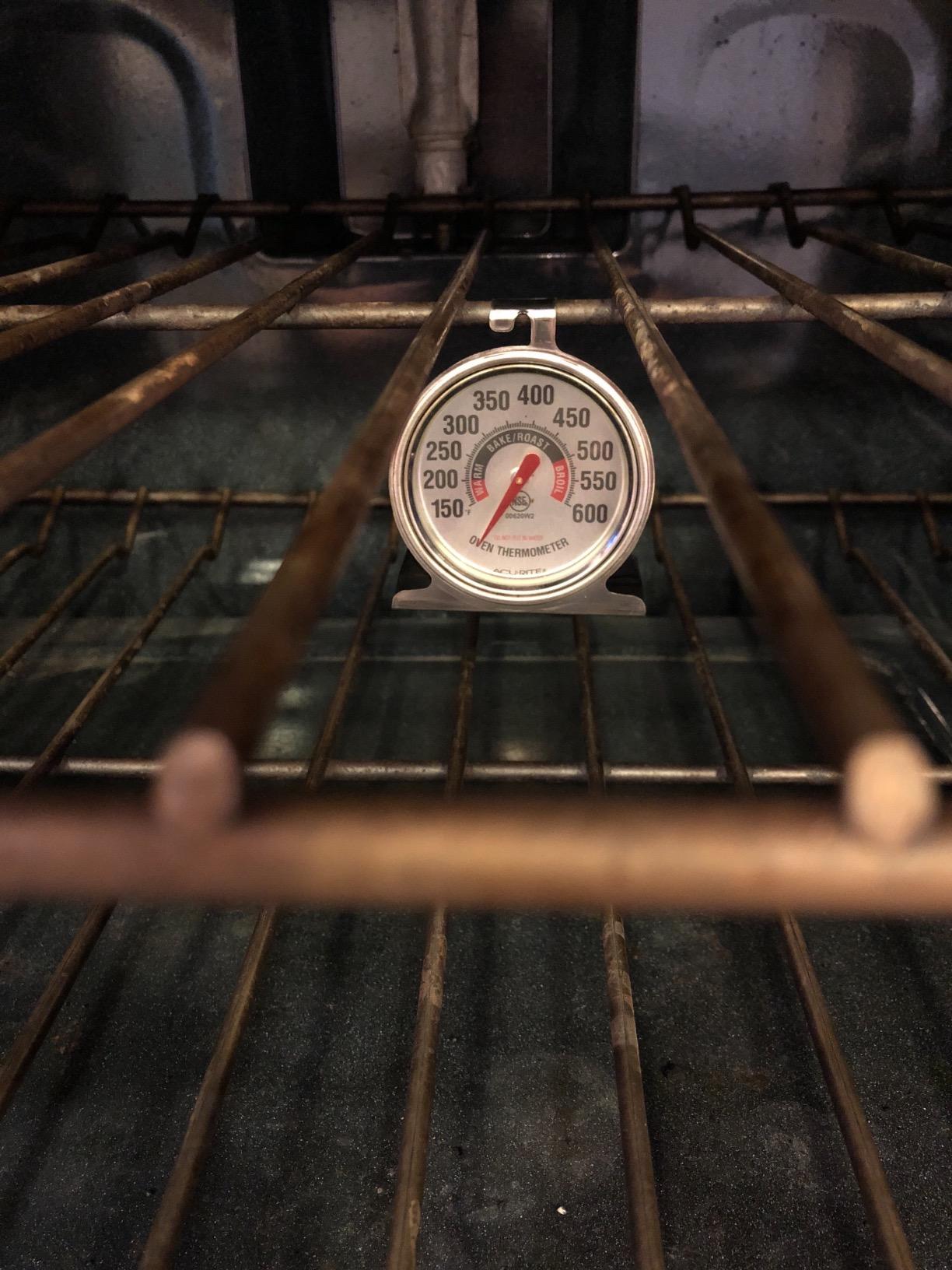 Stainless Steel Oven Thermometer 50-300°C/100-600°F, Analog Instant Read, Battery-Free Kitchen Cooking Thermometer, Hook & Stand Design Food Thermometer for Oven, Grill, Smoker, Fryer customer photo 2