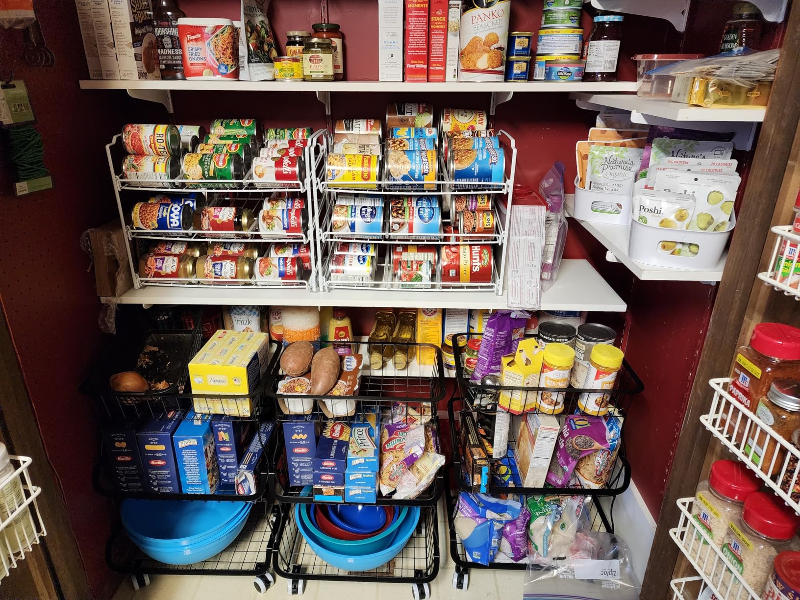 Simple Houseware Stackable Can Organizer Rack for Pantry/Cabinet - 11.5