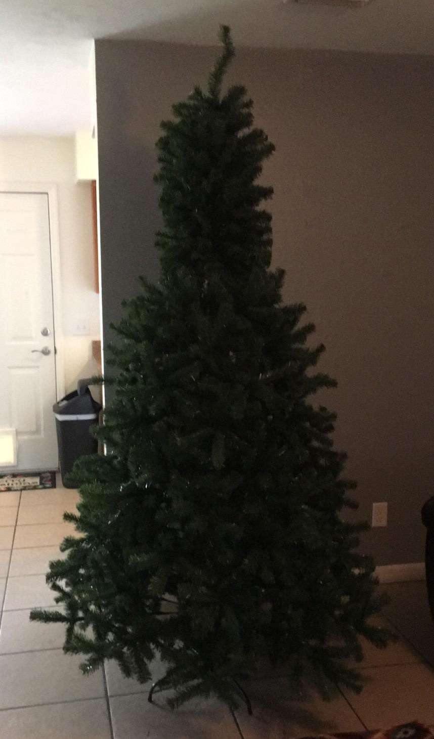 Best Choice Products Artificial Christmas Tree, 7.5ft Premium Unlit Realistic Spruce Holiday Décor w/Dense Branches, Easy Assembly, Metal Base customer photo 1