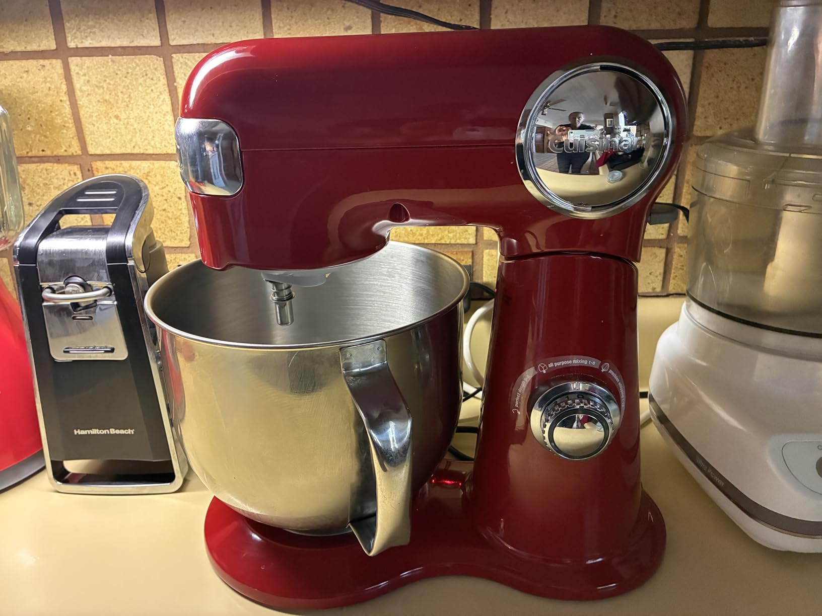 Cuisinart Stand Mixer, 12 Speed, 5.5 Quart Stainless Steel Bowl, SM-50R, Ruby Red customer photo 1