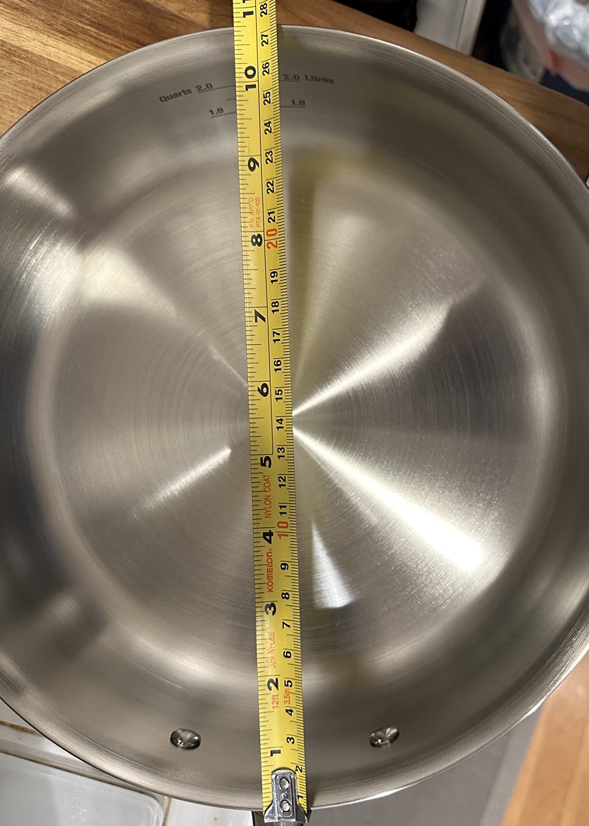 Breville Clad Stainless Steel Saute Pan / Frying Pan with Lid and Helper Handle - 5 Quart, Silver customer photo 1