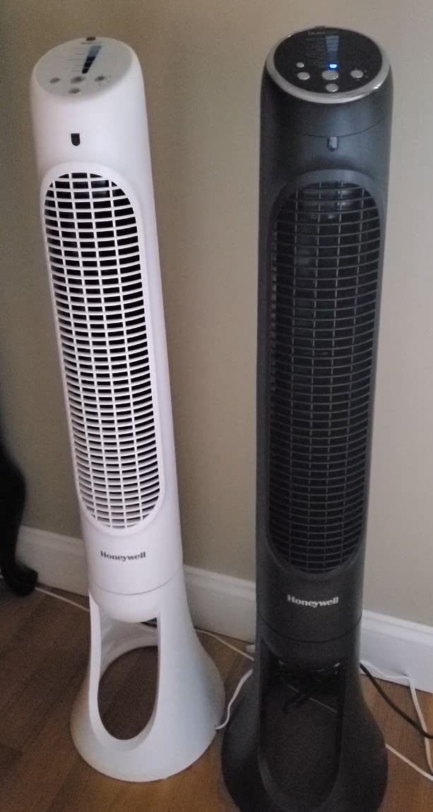 Honeywell QuietSet Whole Room Oscillating Tower Fan with Remote, White, HYF260 | 5 Powerful and Quiet Fan Settings, Oscillating Airflow, Auto Timer, Slim Space-Saving Design with Remote Control customer photo 2
