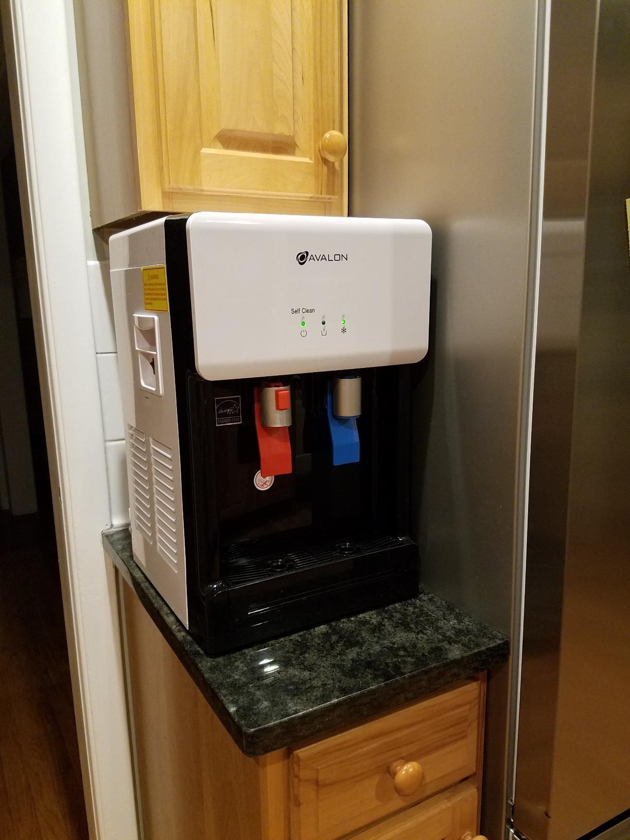 Avalon A8CTBOTTLELESSWHT Countertop Self Cleaning Touchless Bottleless Cooler Dispenser Hot & Cold Water, NSF Certified Filter, UL/Energy Star, White customer photo 1