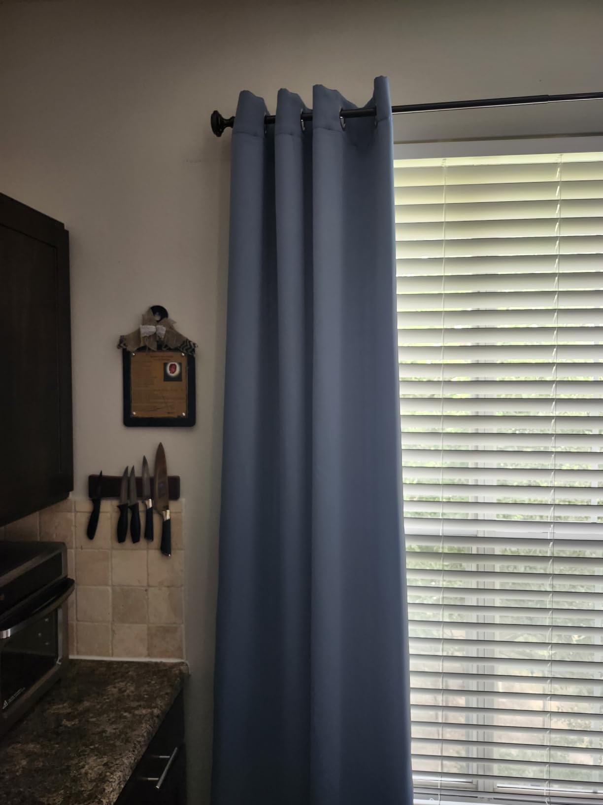 Yakamok Grey Room Darkening Curtains 52x84 inch Gray Grommet-Living Room | 2 panels, blackout window treatment, thermal insulated, light blocking drapes, privacy protection, bedroom study dining room customer photo 2