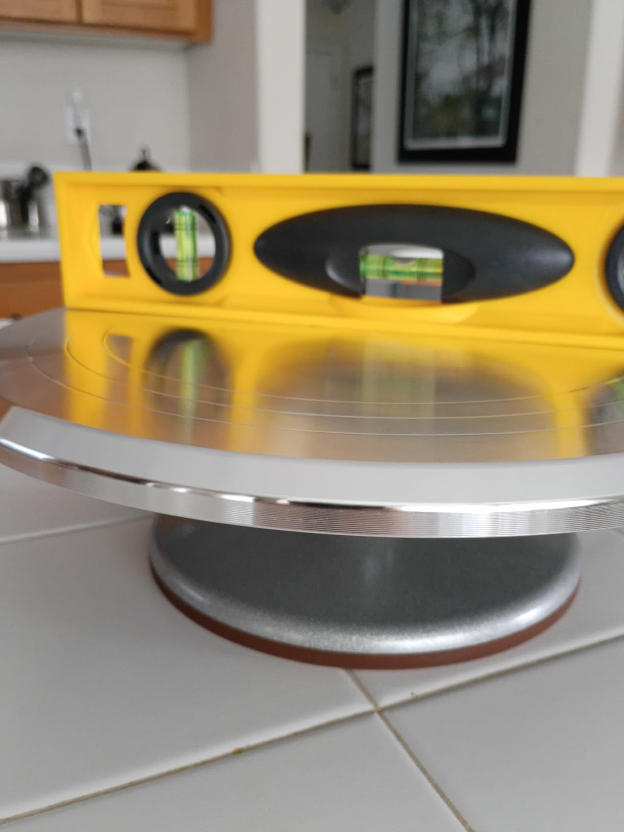 Kootek Aluminium Cake Turntable Set, Baking Tools with Revolving 12