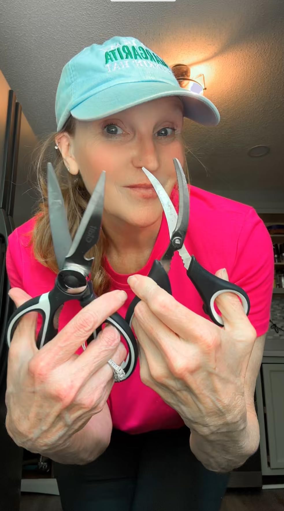 Kitchen Shears by Gidli - Liftime Replacement Warranty* - Includes Seafood Scissors As a Bonus - Heavy Duty Utility Stainless Steel All Purpose Ultra Sharp Scissors for Food/Cooking customer photo 2