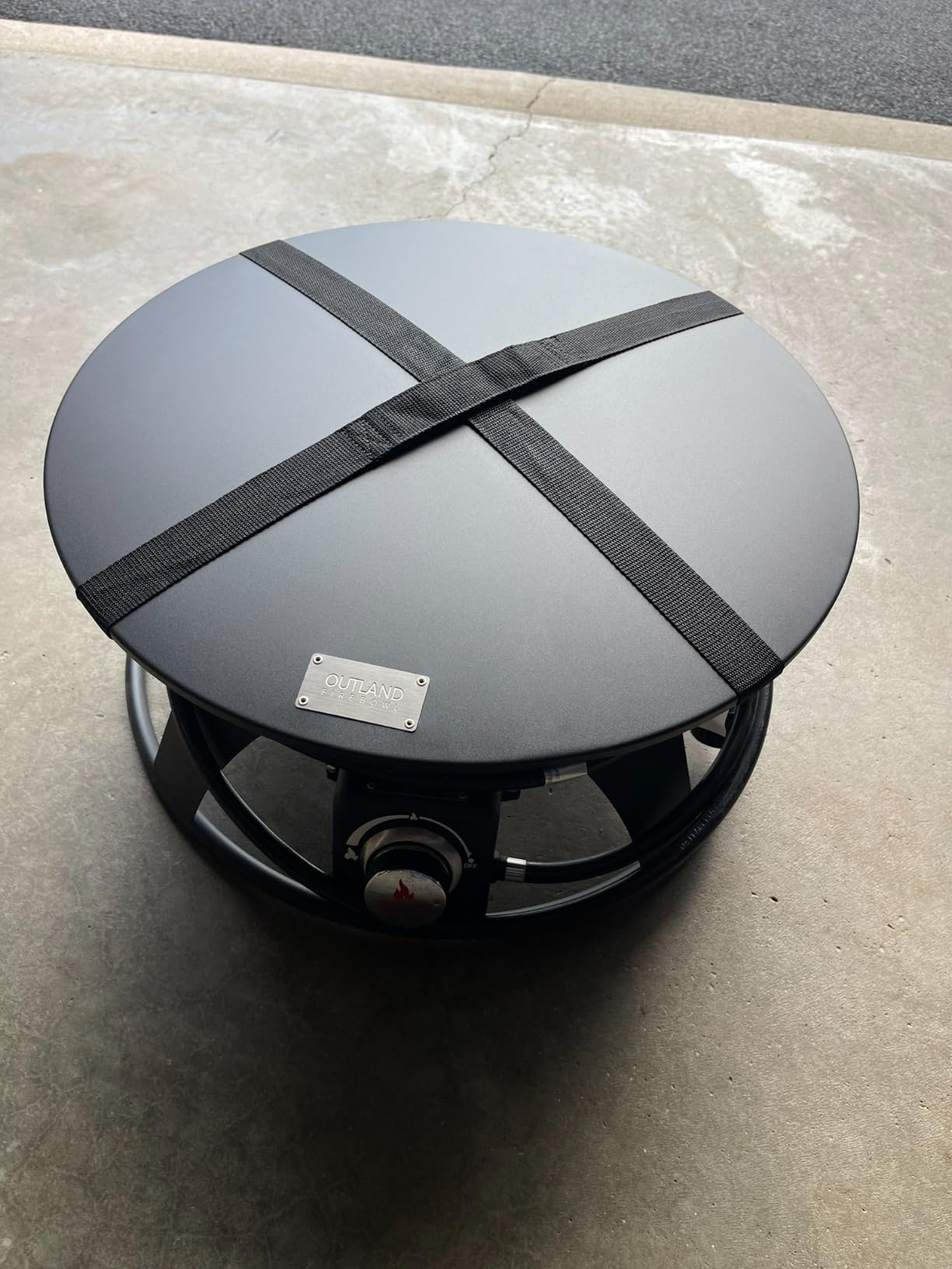 Outland Living Portable Propane Fire Pit, 21-inch, 58,000 BTU with Fire Pit Cover & Carry Kit, Smokeless Gas Firebowl | Perfect for Camping, Patio, Backyard, Tailgating, Deck, RV| Black 863 Cypress customer photo 2
