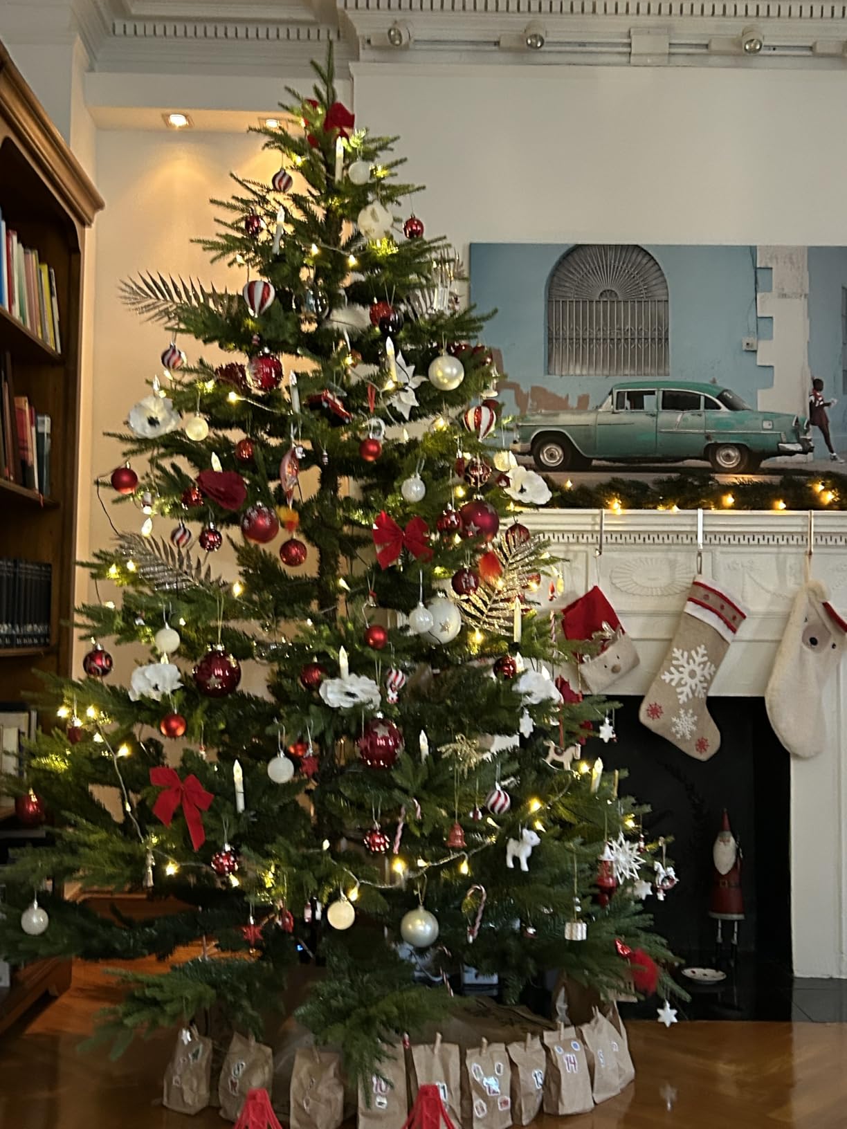 National Tree Company 7.5ft Unlit Fraser Grande Artificial Christmas Tree | 3,719 Tips, Includes Stand, Green customer photo 2