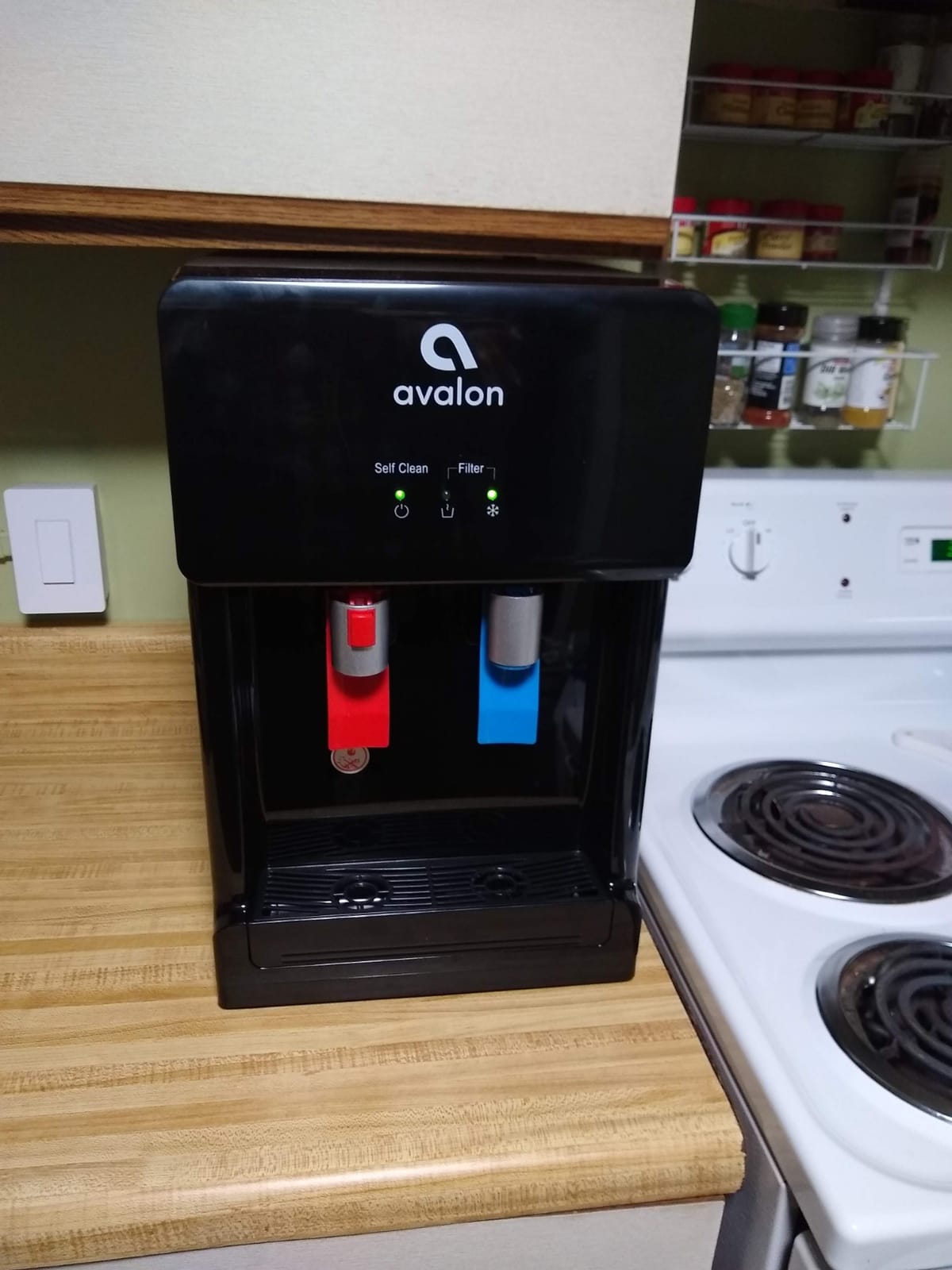 Avalon Countertop Self Cleaning Bottleless Water Cooler Water Dispenser - Hot & Cold Water, NSF Certified Filter- UL Listed- Black customer photo 2