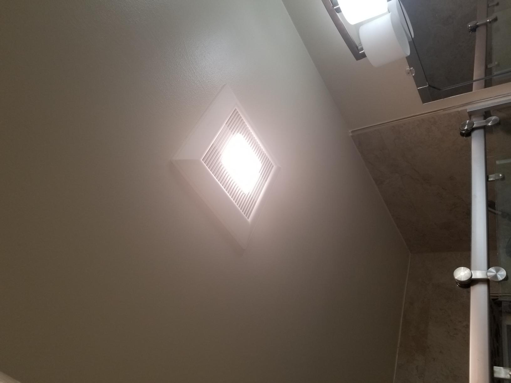 Panasonic FV-0510VSL1 WhisperValue DC Bathroom Exhaust Fan with LED Light, Pick-A-Flow 50-80-100 CFM customer photo 1