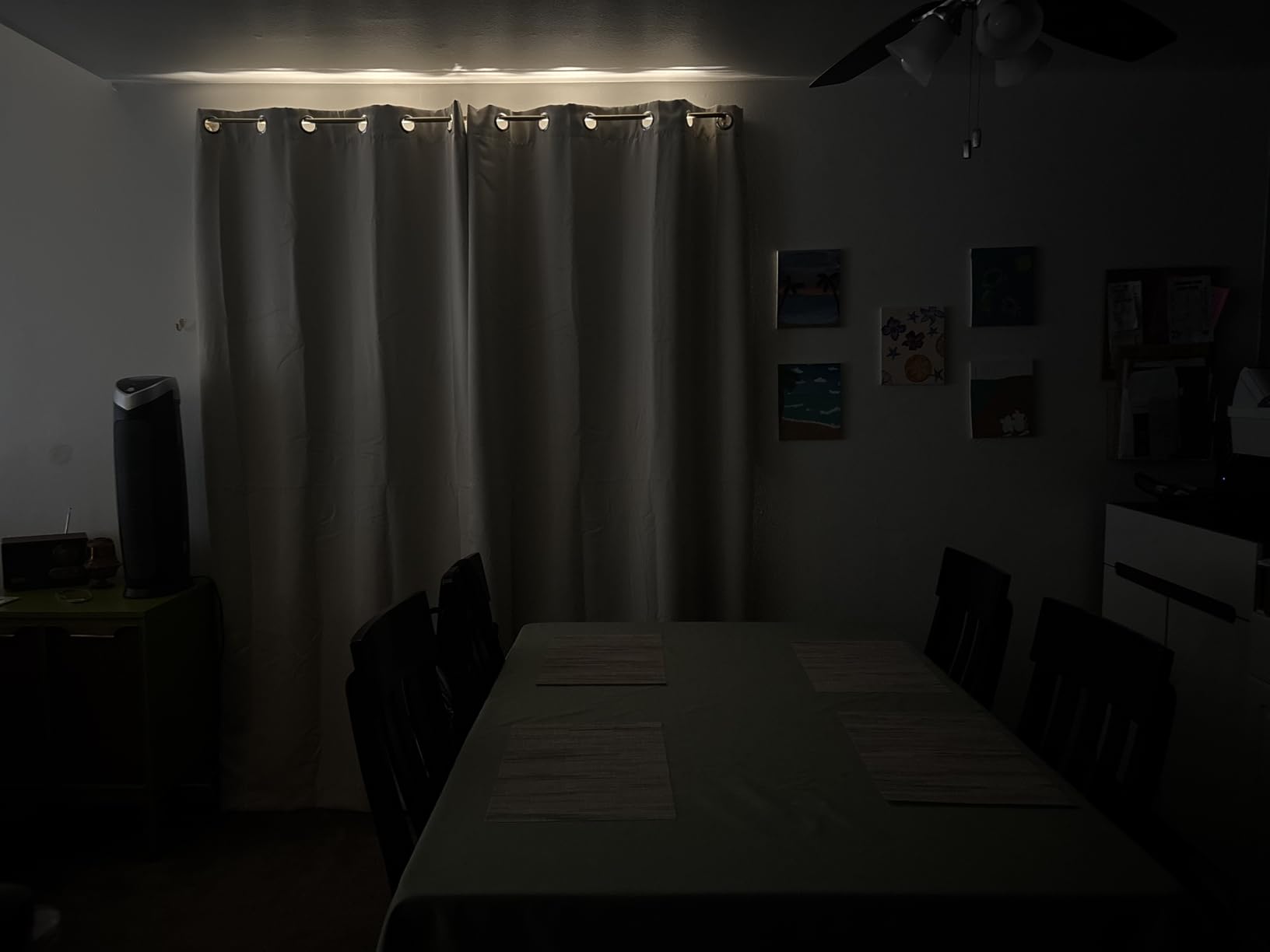 NICETOWN 100% Blackout Window Curtain Panels, Cold and Full Light Blocking Drapes with Black Liner for Nursery, 84 inches Drop Thermal Insulated Draperies (White, 2 Pieces, 52 Wide Each Panel) customer photo 1