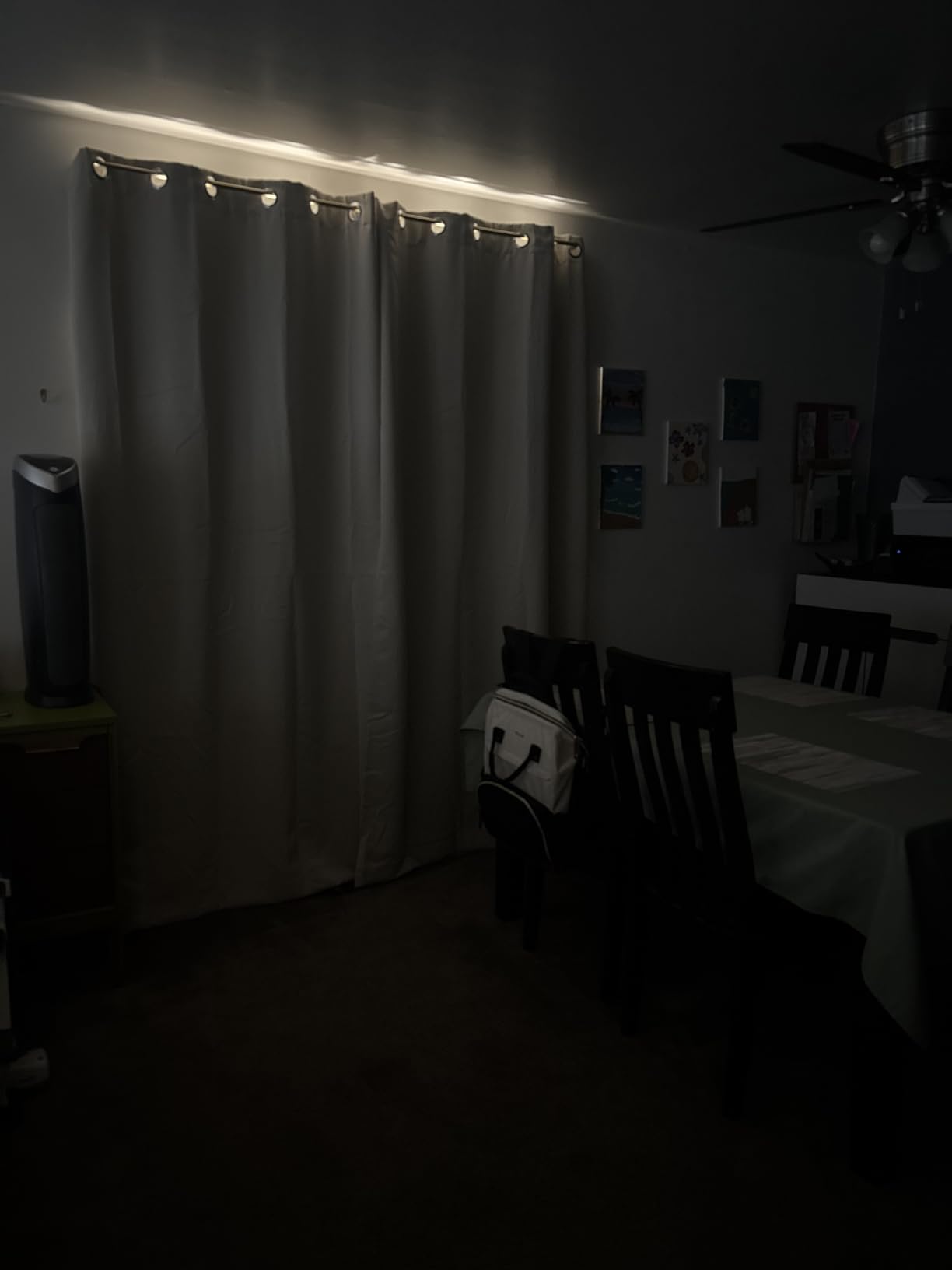 NICETOWN 100% Blackout Window Curtain Panels, Cold and Full Light Blocking Drapes with Black Liner for Nursery, 84 inches Drop Thermal Insulated Draperies (White, 2 Pieces, 52 Wide Each Panel) customer photo 2
