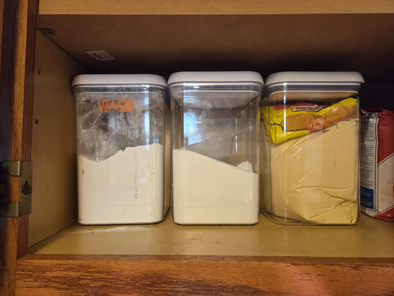 OXO Good Grips POP Container, Airtight Food Storage for Pantry, 4.4 Qt | One-push Airtight Seal, Store Dry Goods like Flour, Sugar or Pasta, Stackable, Dishwasher safe, Big Square Medium Shape customer photo 1